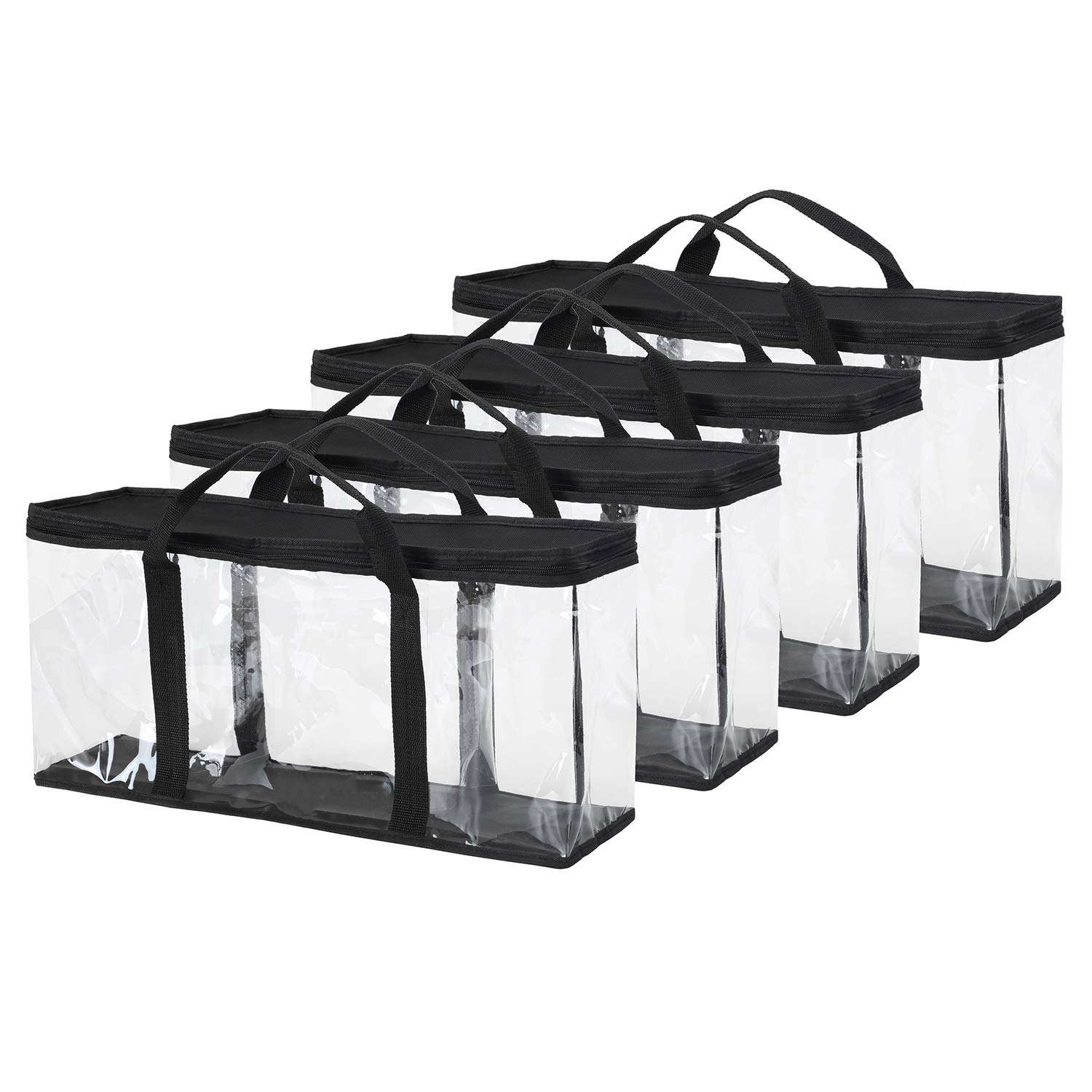 Fasmov 4 Pack VHS Storage Bag Hold up to 60 Large VHS Tapes (15 Each Bag) 1