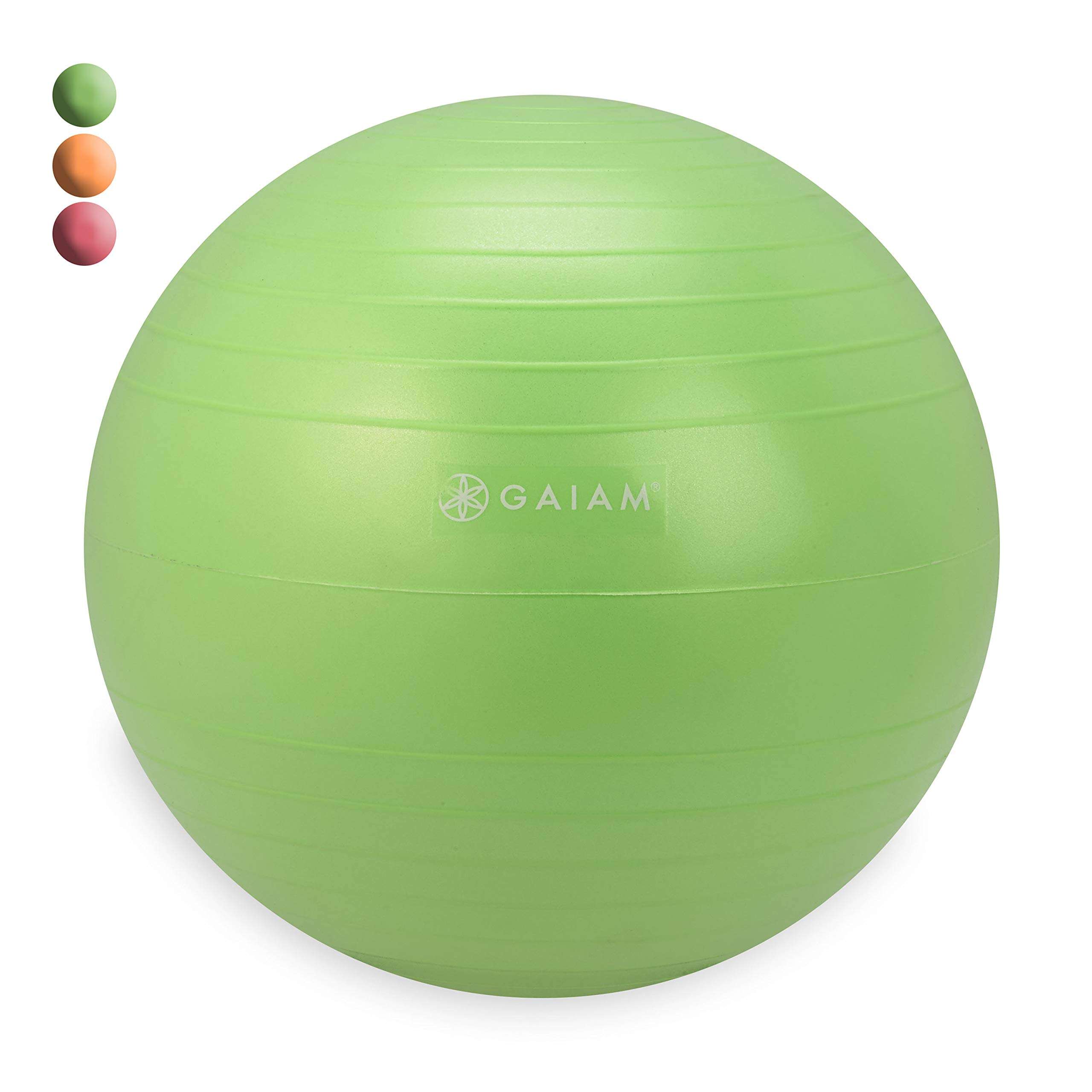 Gaiam Kids Balance Ball Chair - Extra Balance Ball for Kids, Green, 38cm