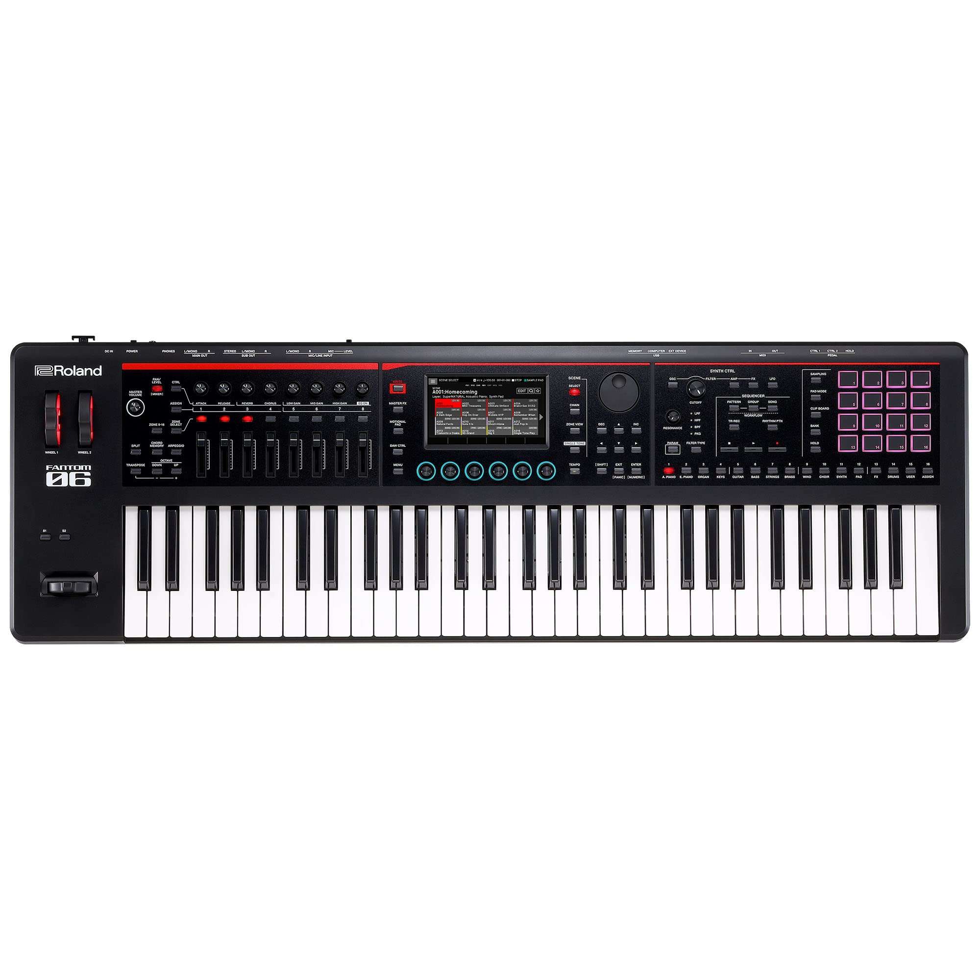 Roland Fantom-06 Workstation Keyboard 4