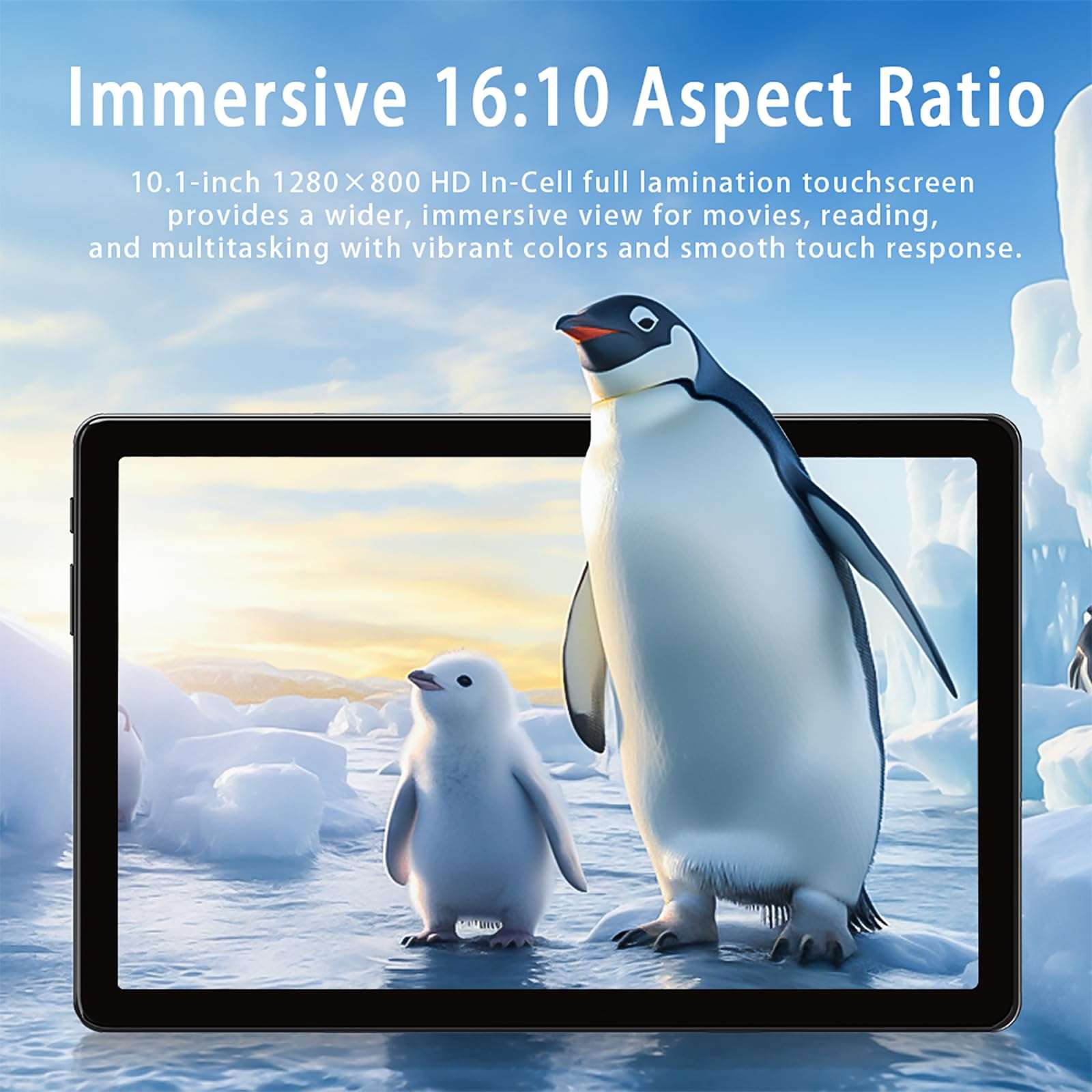 Android Tablet, 10.1 Inch Android 15 Tablets for Adults with Octa-Core CPU, 12GB RAM 128GB ROM (2TB Expandable), Dual WiFi, Bluetooth 5.0, 8000mAh Battery, 5MP+13MP, Widevine L1, 18W Fast Charging 3