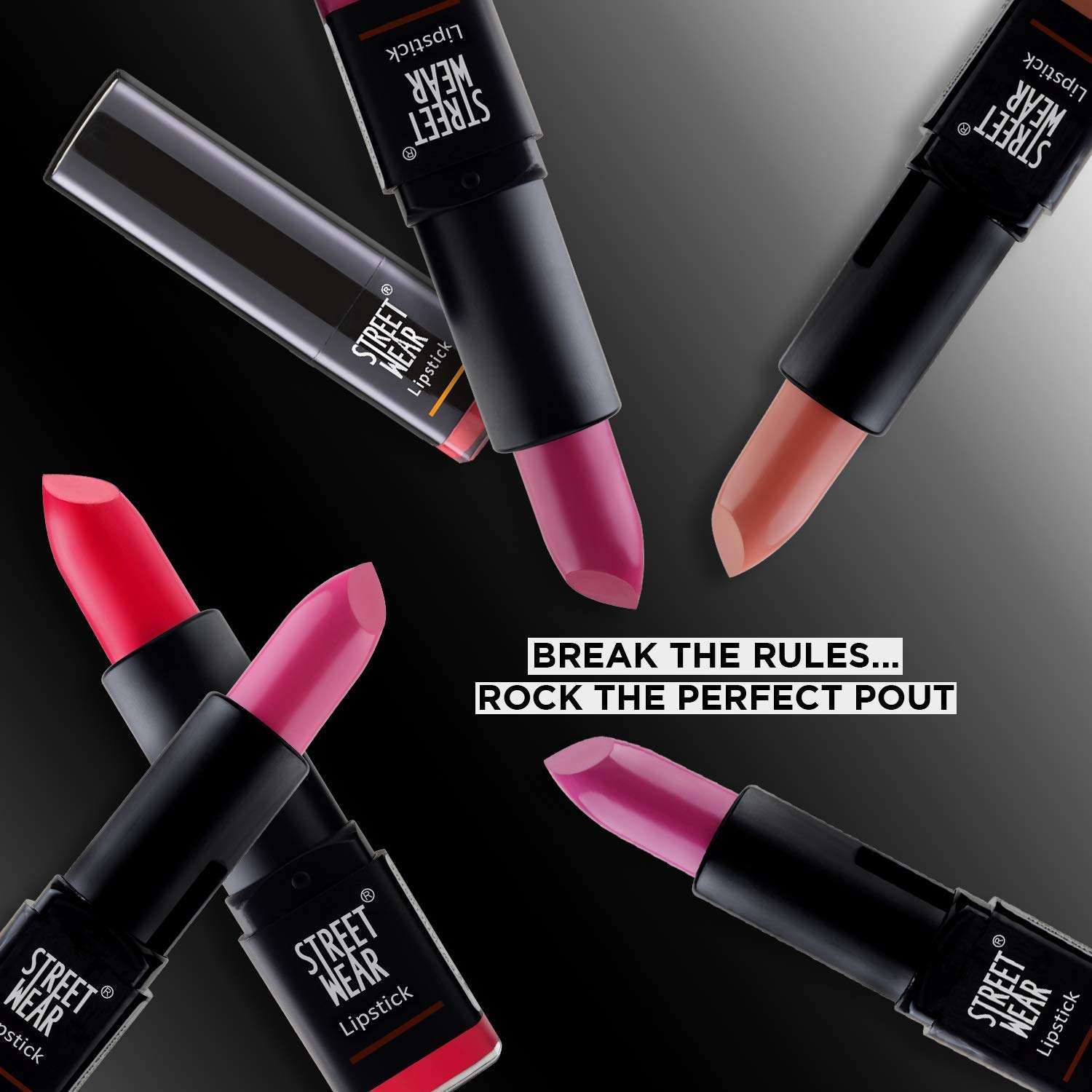 Street Wear Matte Lipstick, Brick Brown, 4.2g 3