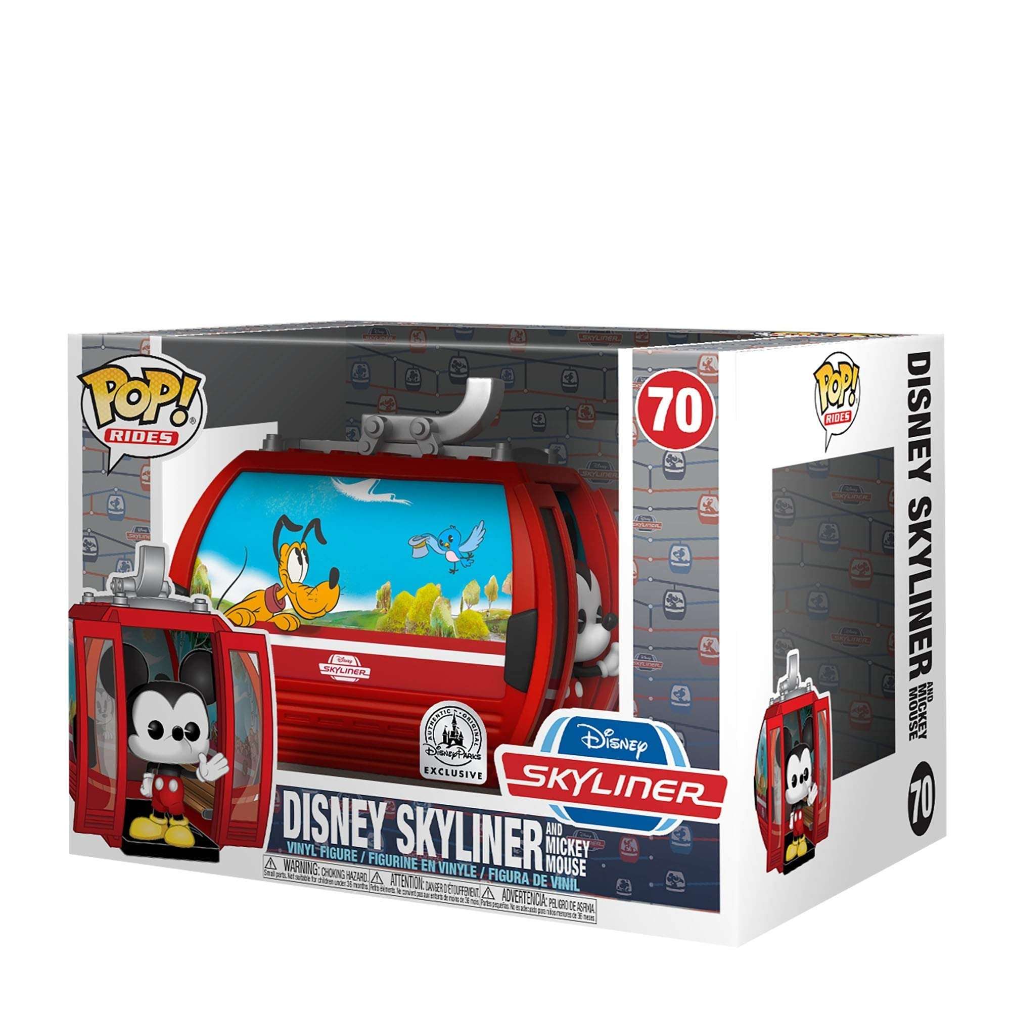Funko Pop! Rides: Disney Skyliner and Mickey Mouse Exclusive Vinyl Figure #70 3