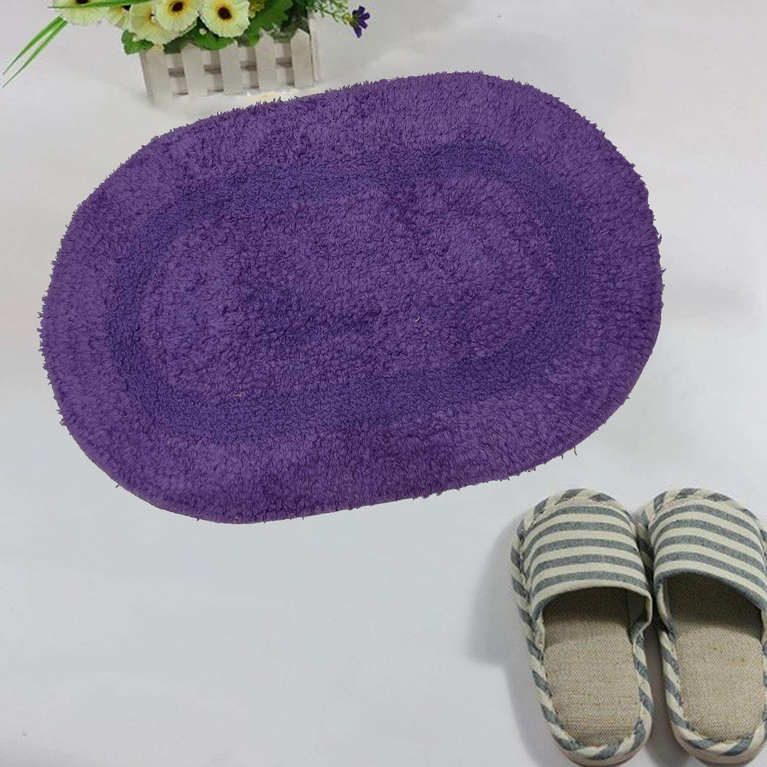 Leysin Soft and Comfortable Set of 2 Pieces Floor Bath Mat for Home and Hotel Use Pack of 1 3