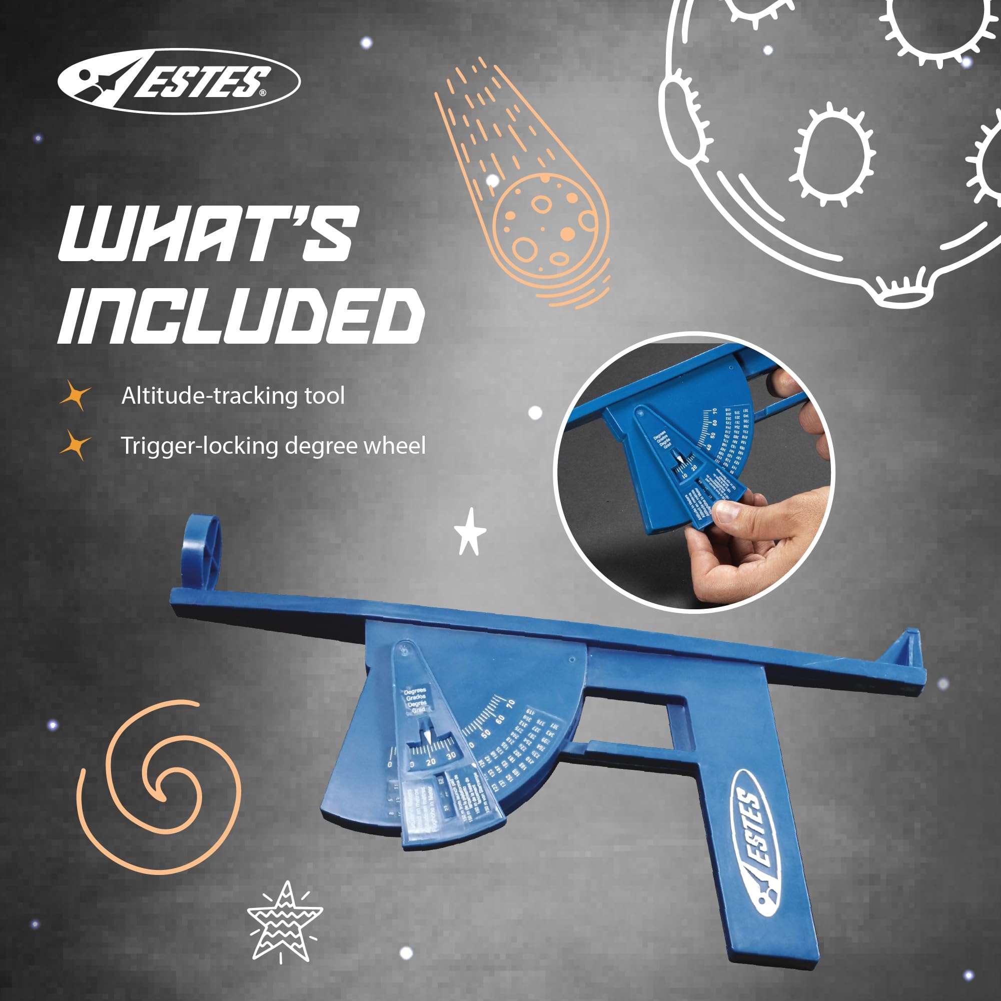 Estes 2232 Altitrack, Model-Rocket Altitude-Tracker Device, Rocket Model Kit Accessories for Ages 10+ 3