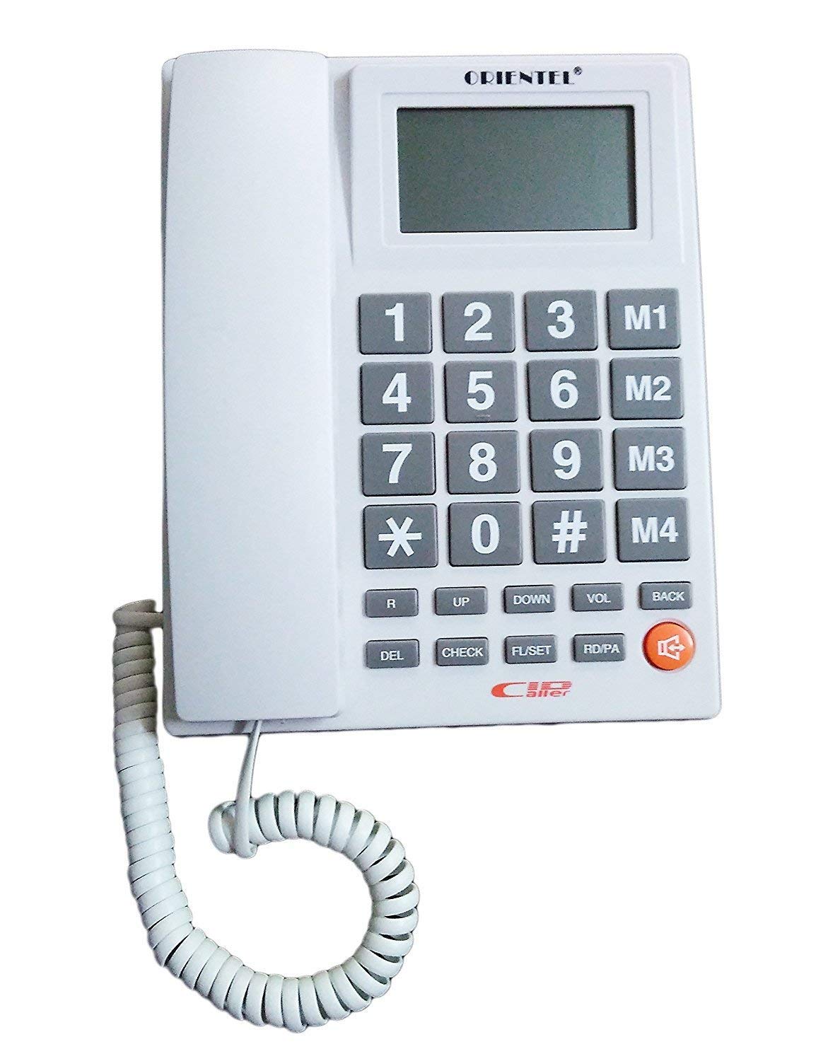 MEXFY Orientel Landline Corded Caller Id KX-T1577 CID | Landline Corded Phone with Caller ID | Oriental Landline Caller ID Phone Speaker Phone Telephone Corded Phone for Home & Office (Multi Color)