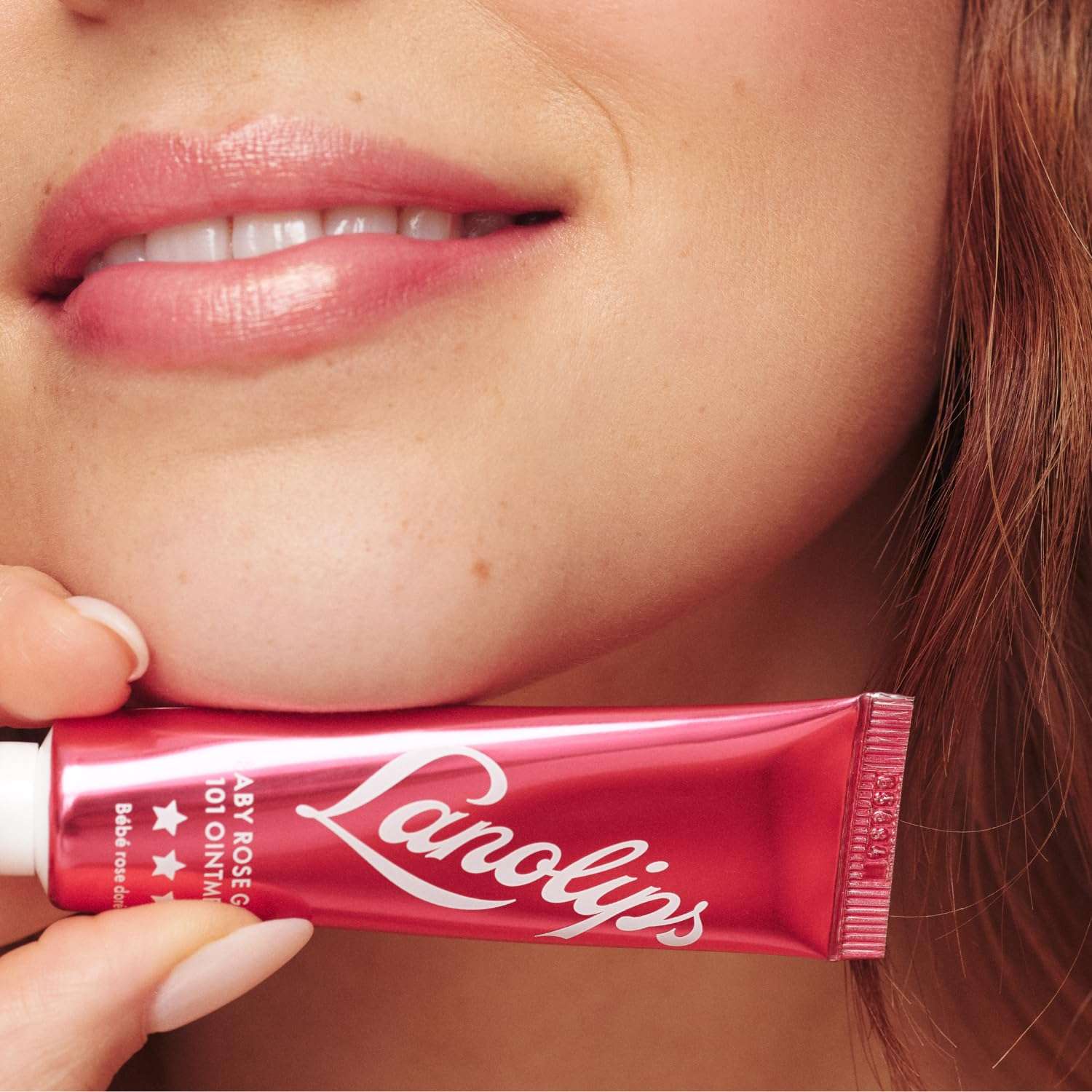 Lanolips Baby Rose Gold 101 Ointment - Tinted Balm for Lips and Cheeks - Moisturizing & Hydrating Balm with Dewy Rose Tints for a Natural Blush Look - Clean, Cruelty-Free (9g) 5