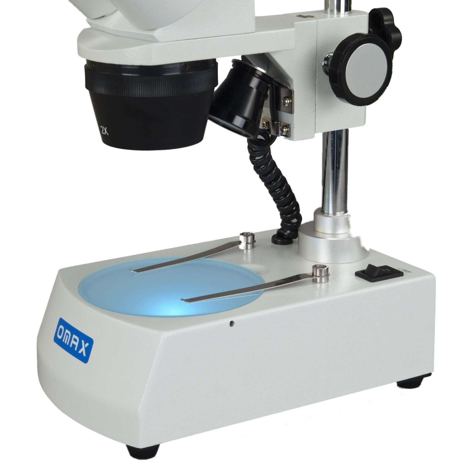 OMAX 20X-40X-80X Cordless Stereo Binocular Microscope with Dual LED Lights and 5MP Camera 4