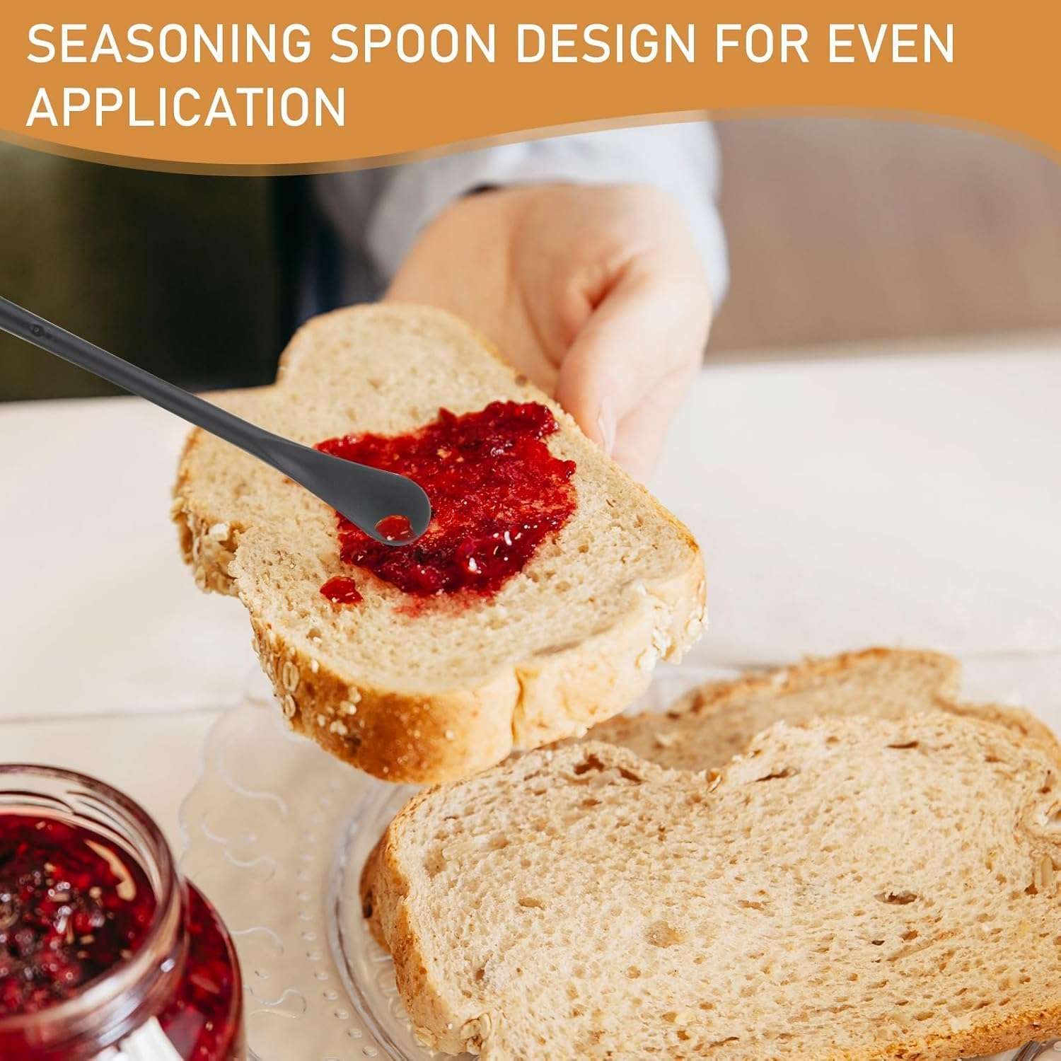 SIYANSHU Multifunctional mini Whisk,mini Spoon,Small whisks for Cooking,Tiny Whisk 3 Pieces,mini Small wisk,for Blending,Whisking,Beating Ingredients, Mixing Sauces (3, Balck) 6