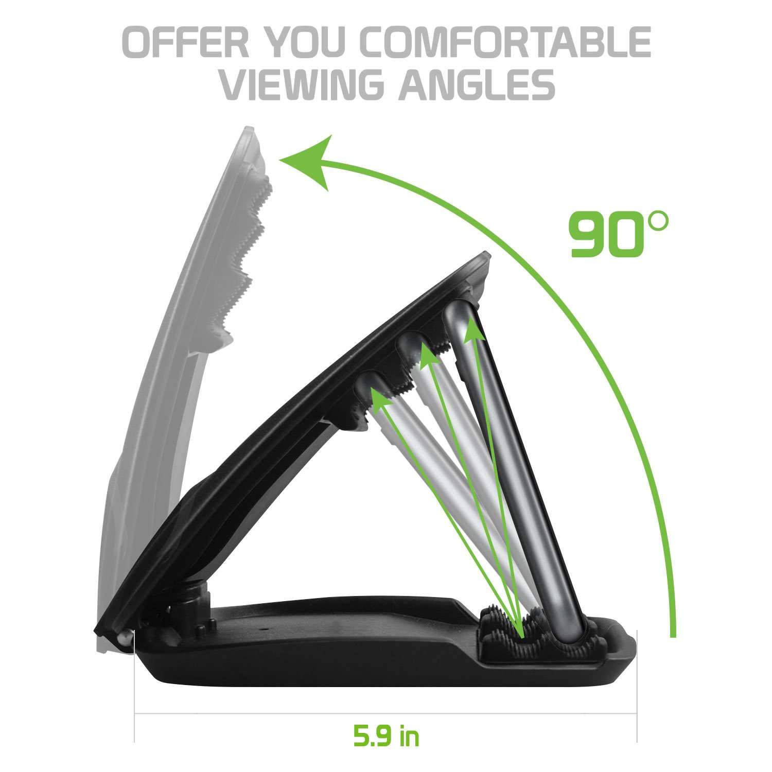 Vehicle Phone Holder – Car Dashboard Cell Phone Mount Universal Cradle Clip Stand Compatible for Apple iPhone Samsung Galaxy Google Pixel LG Moto and More 5