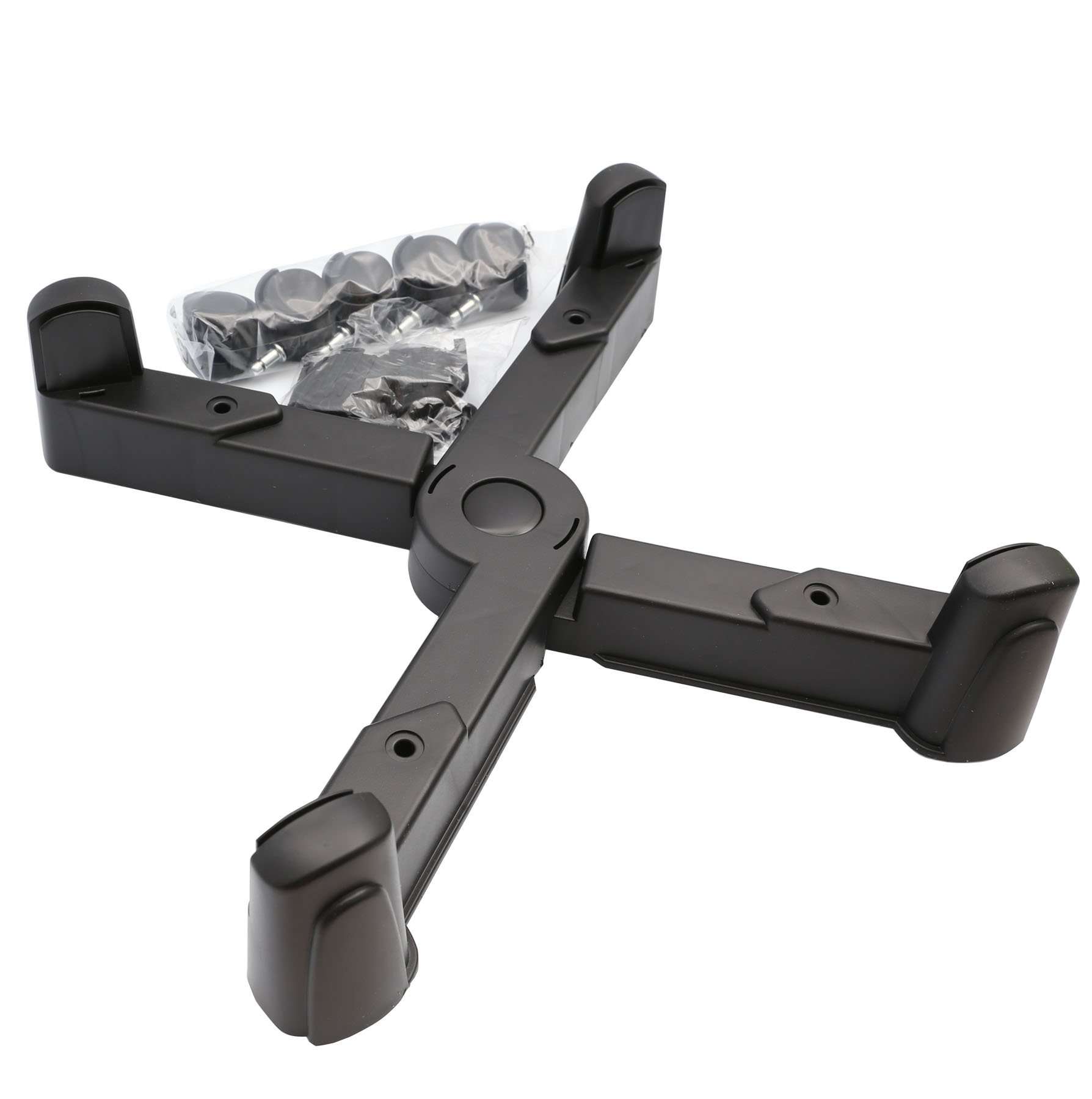 IO CREST Mobile Desktop Tower Computer Floor Stand Rolling Caster Wheels and Adjustable Width from 6 to 10 Inches 5