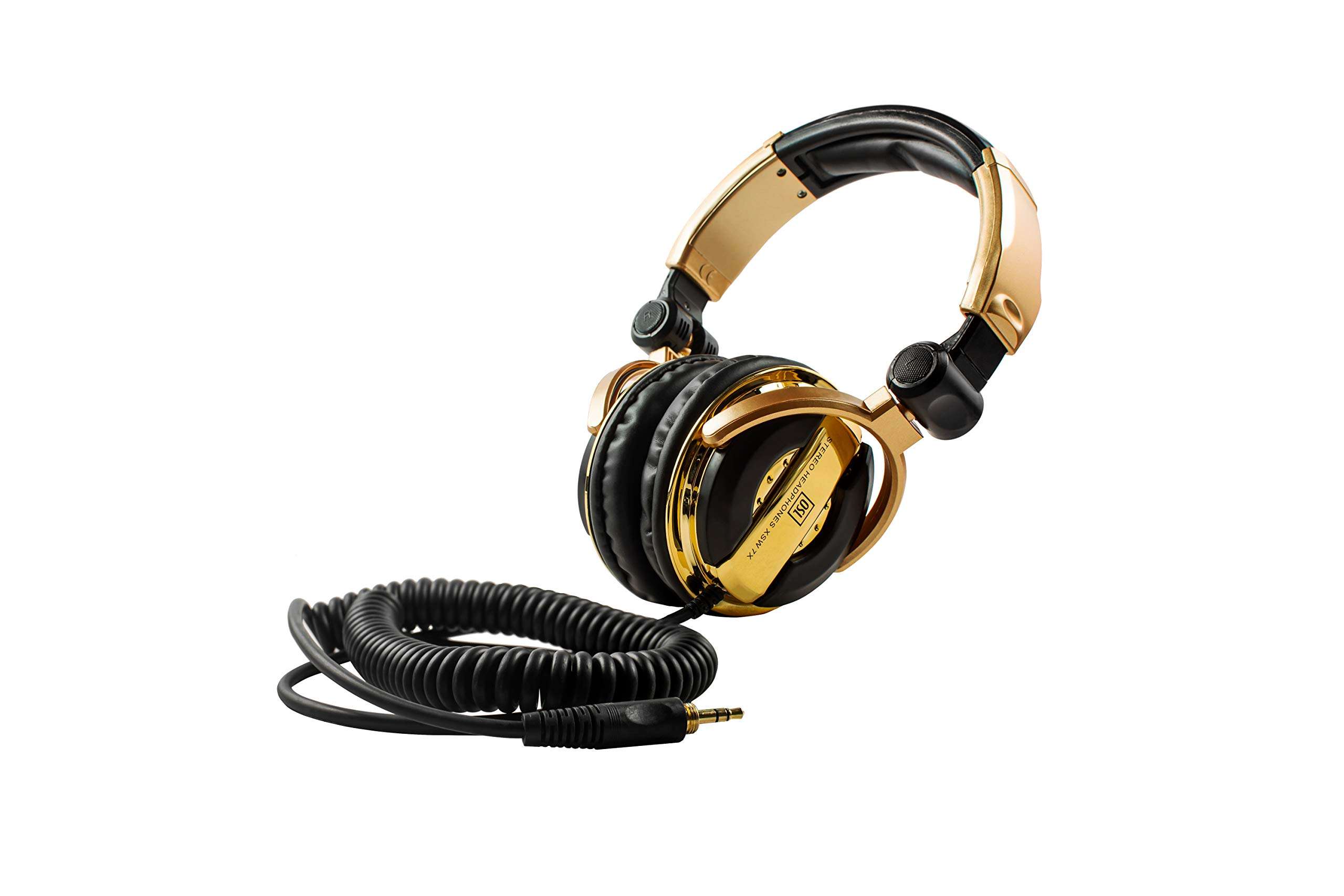 osl oliver systems limited XSW 7X Wired Over Ear Headphones Without Mic (Gold) 1
