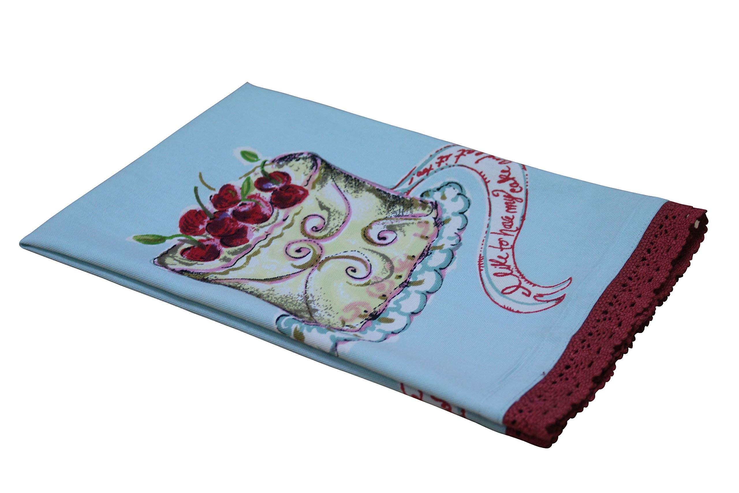 Kitchen Towels - Set of 3 Ultra Absorbent and Fast Drying Professional Grade Cotton Dishcloths for Everyday Cooking Baking - 45x70 Cms 2