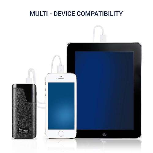 Syska 10000mAH Lithium Ion L1001X Power Vault100 Power Bank (Black) 3
