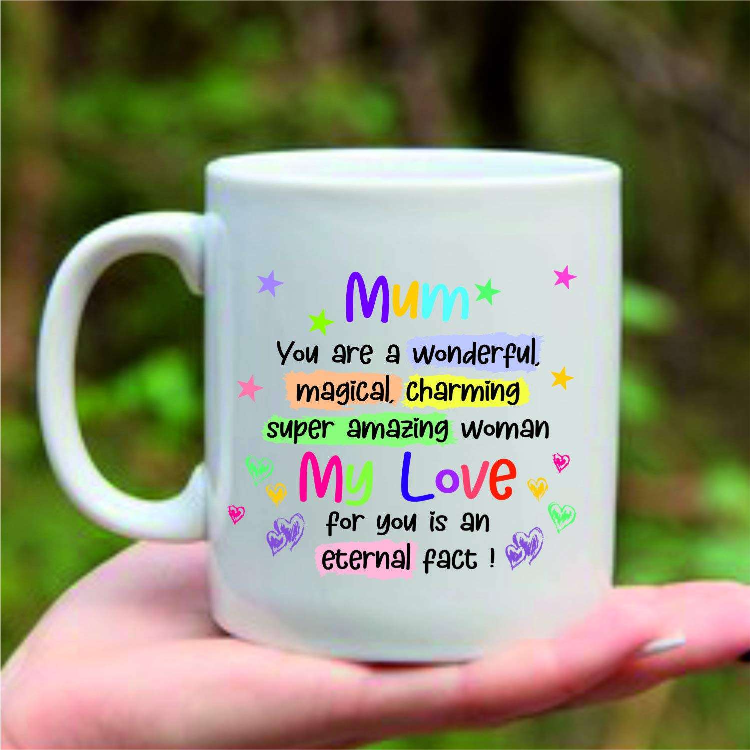 PICRAZEE Gift for MOM | Mummy | Mother Birthday Gift | Women's Day | Mothers Day Gift Combo (1 Printed Coffee Mug, 1 Printed Fridge Magnet, 1 Greeting Card) 4