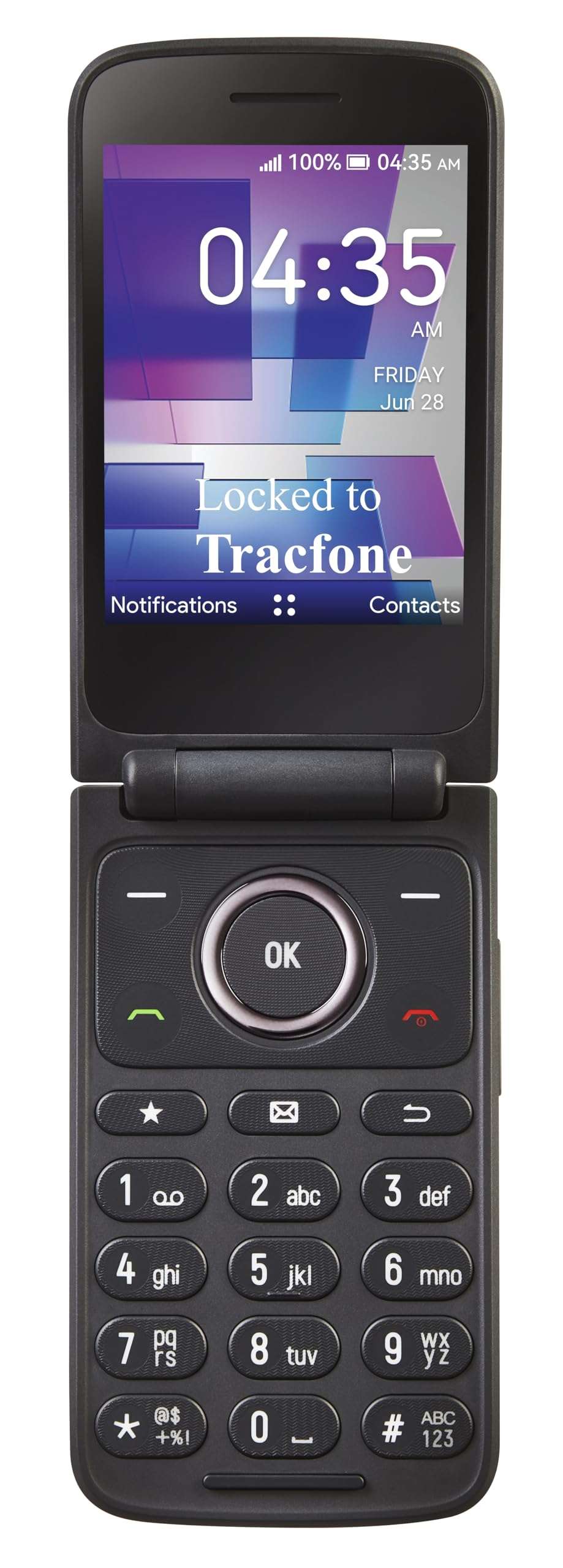 Tracfone, TCL FLIP 3, 16GB, Prepaid Smartphone, Stone Gray, 5MP Video Capable Camera, Locked