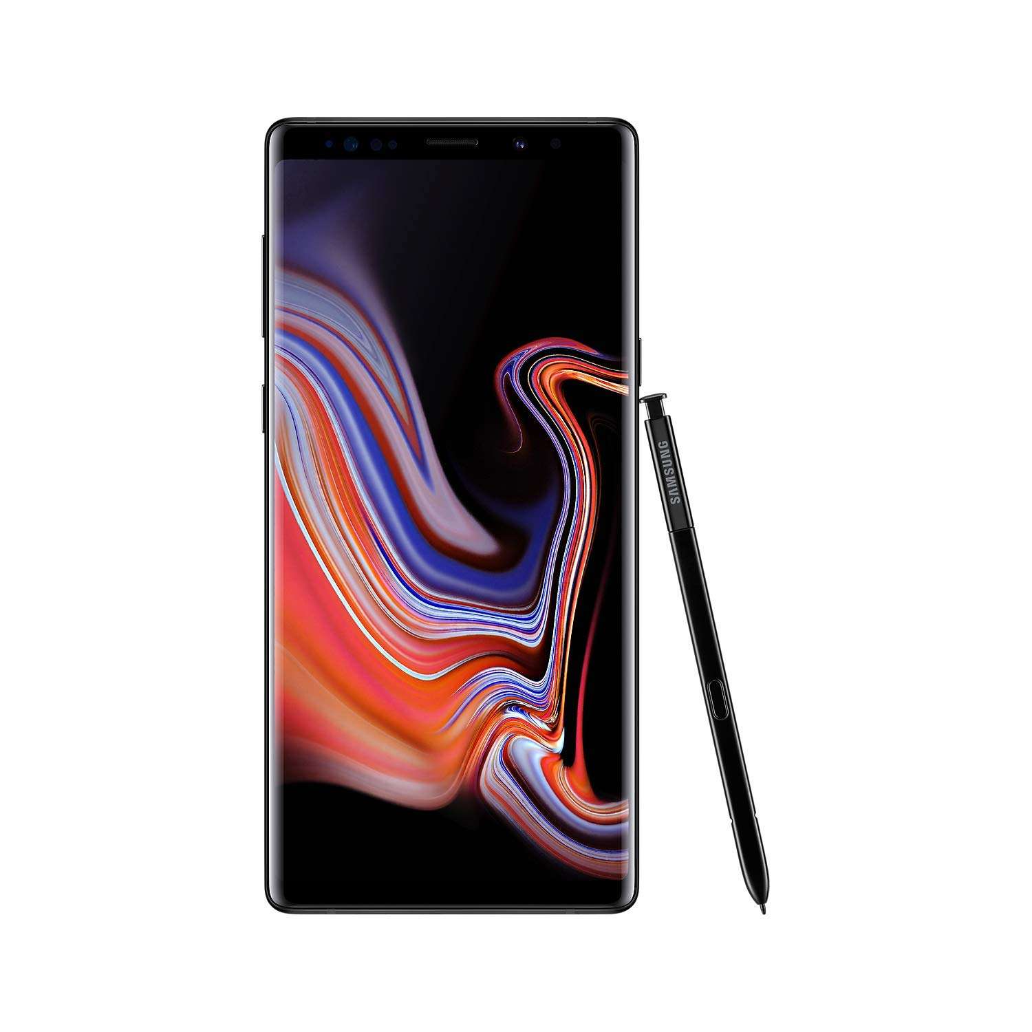 Samsung Galaxy Note9 128GB (Single-SIM) SM-N960F (GSM Only, No CDMA) Factory Unlocked 4G/LTE Smartphone - International Version (Midnight Black) 1