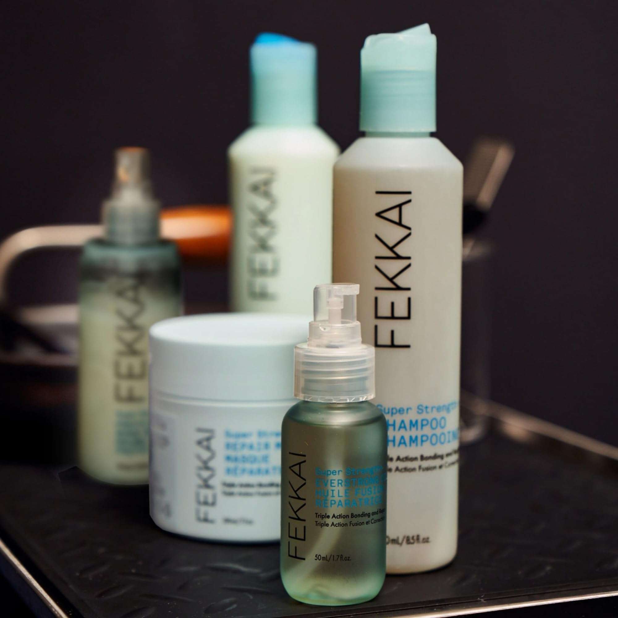 FEKKAI Super Strength+ Hair Recovery Duo - Includes Everstrong Bonding Oil (1.7 oz) + Repair Mask (7.5 oz) - Free of Sulfates, Parabens, Phthalates - Vegan, Cruelty-Free 4