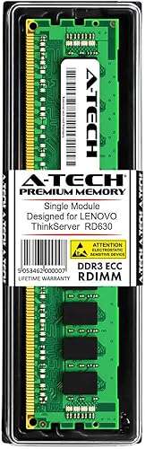 A-Tech 8GB for Lenovo ThinkServer RD630 (1 x 8GB) PC3-14900 (DDR3-1866) ECC Registered RDIMM 240-Pin 2Rx8 1.5V Server Memory RAM 2