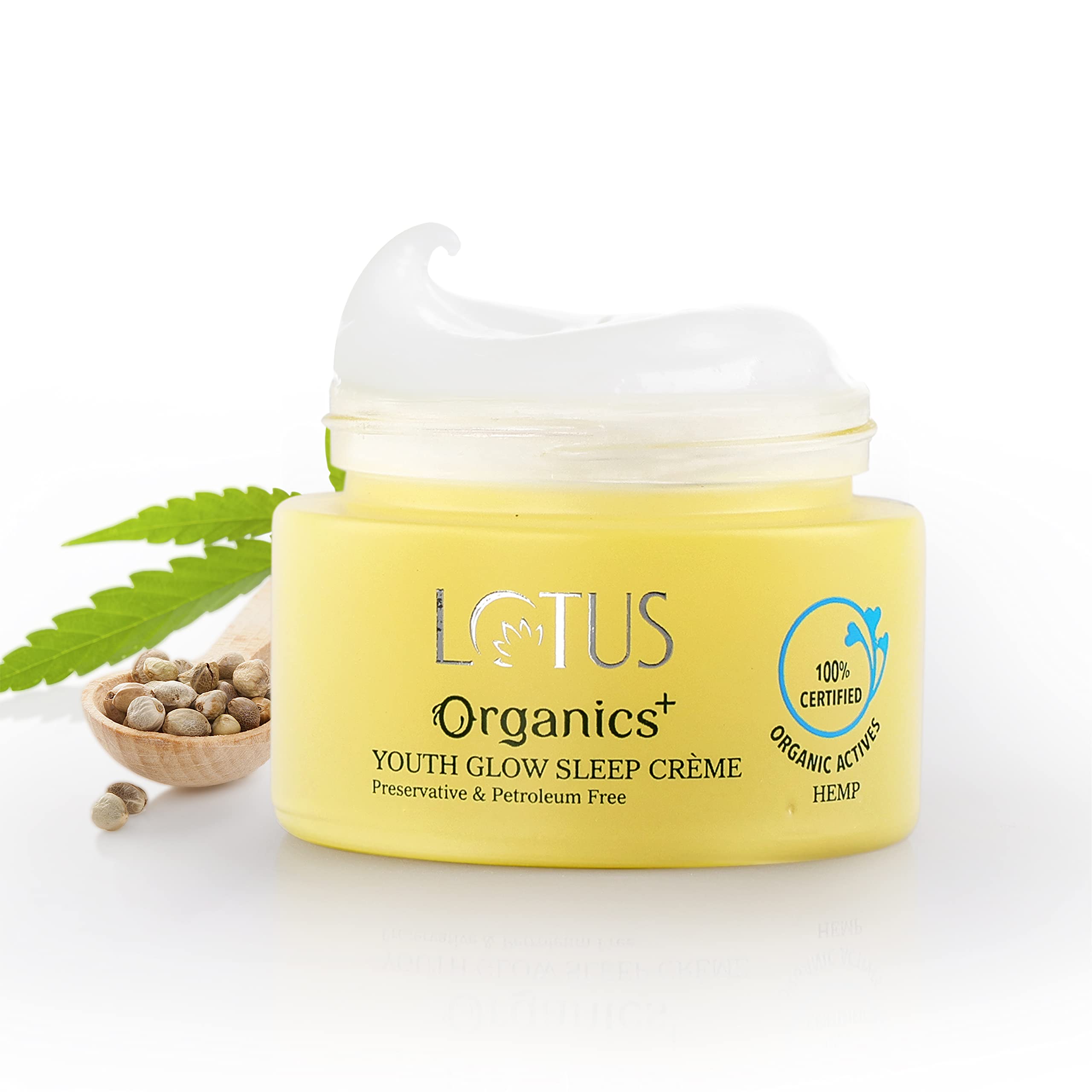 Lotus Organics+ Youth Glow Sleep Night Cream | Preservative & Petroleum Free | For All Skin Types | 50g 1