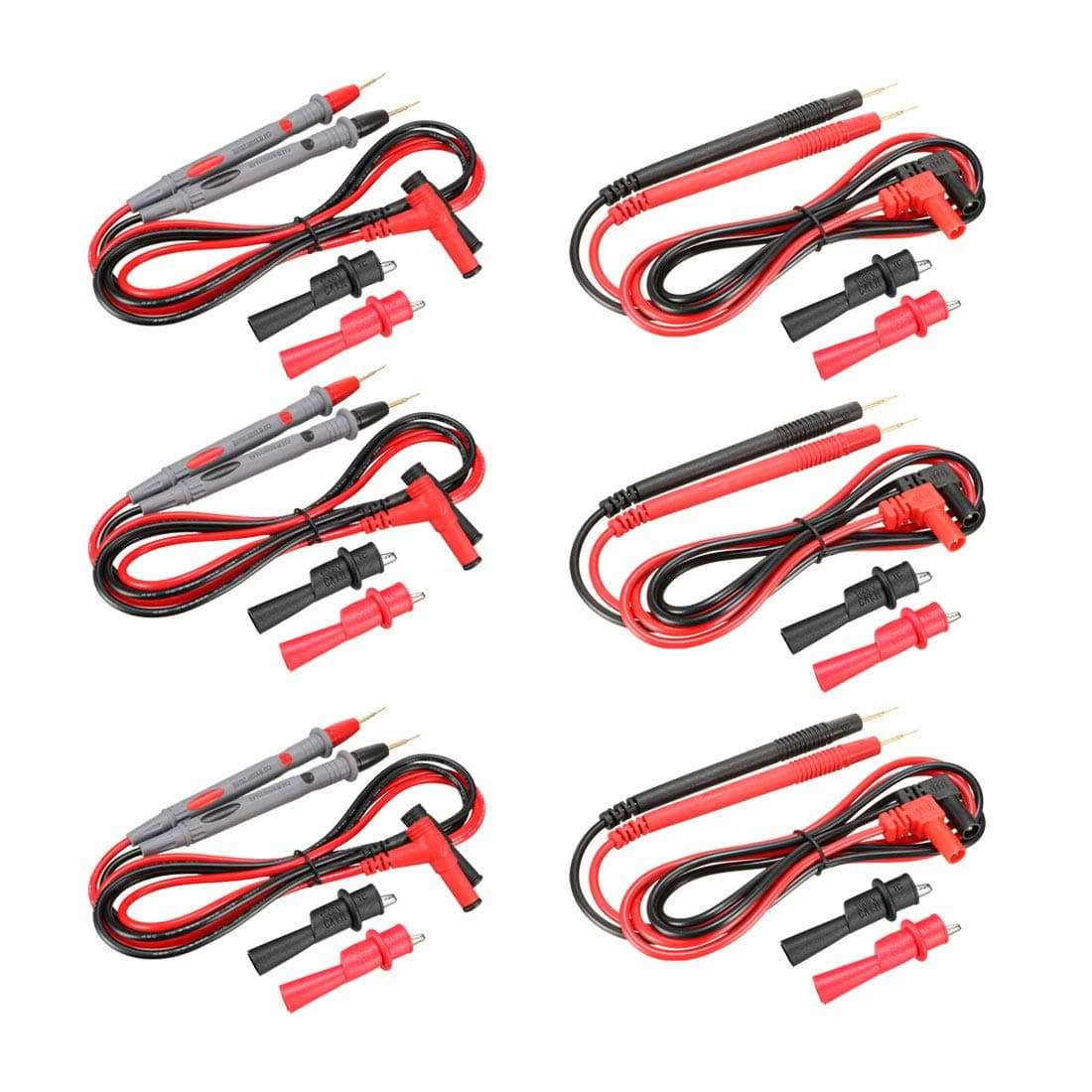 uxcell Multimeter Test Leads, Digital Multimeter Probe Tester Lead Wire Pen Cable with Alligator Clips,1000V 10A/20A, 24-in-1 Set 1
