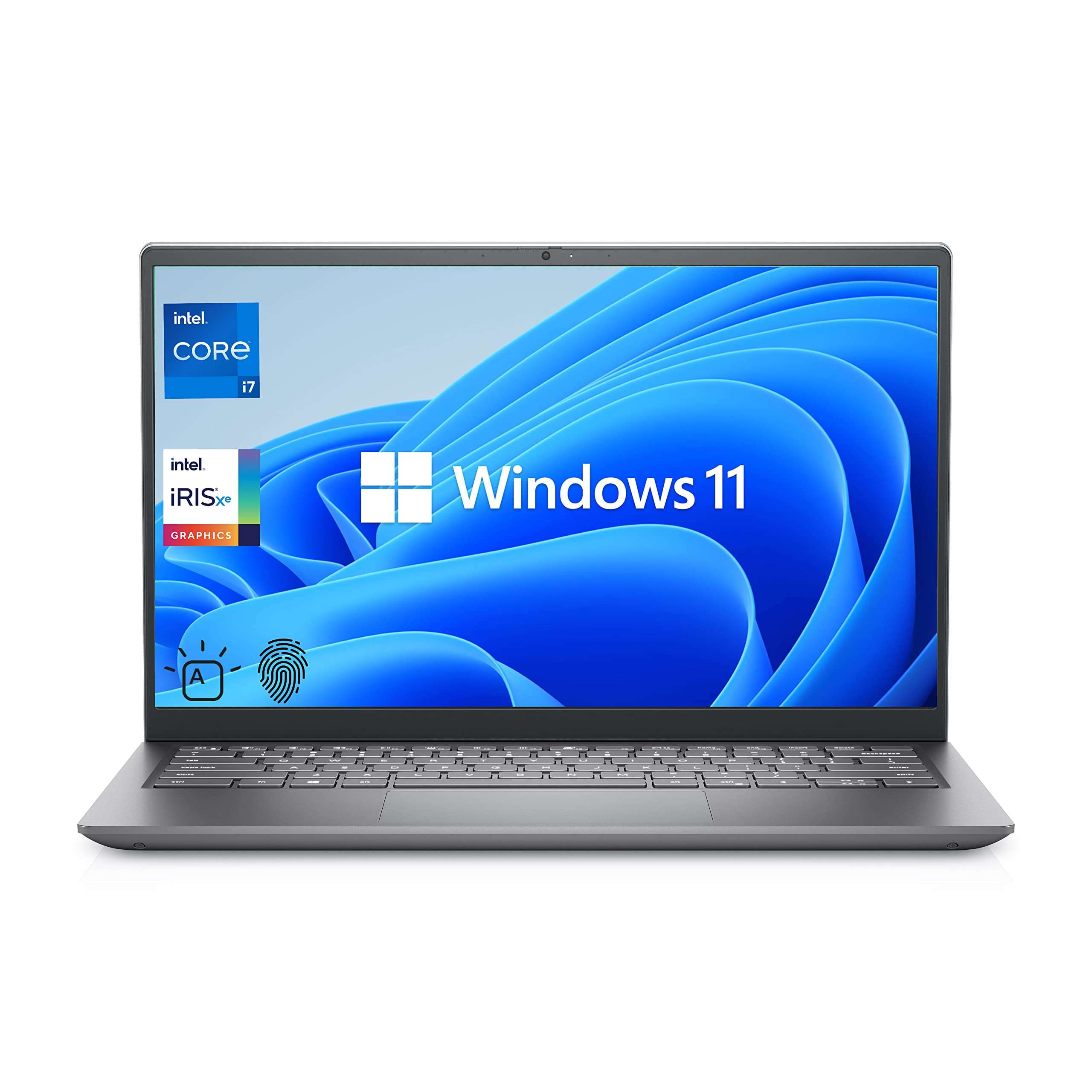 [Windows 11 Home] 2021 Dell Inspiron 5410 Laptop, 14" FHD Display, Intel Core i7-11390H, 16GB RAM, 512GB PCIe SSD, Remote for Work, Webcam, WiFi 6, HDMI, Thunderbolt 4, FP Reader, Backlit KB 1