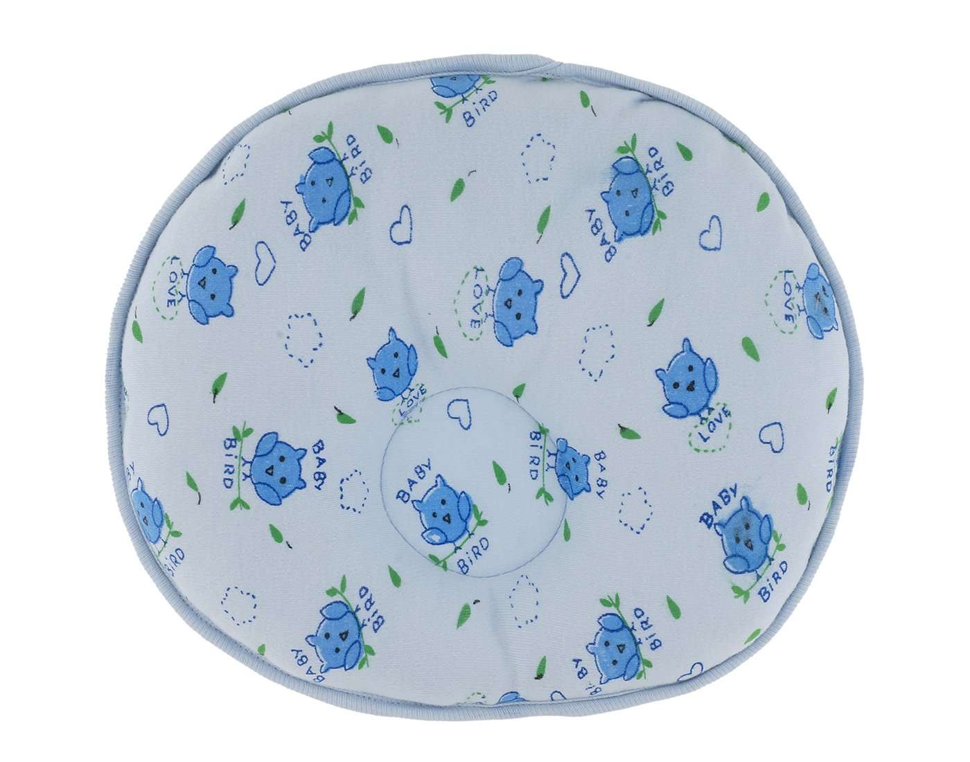 Aarushi Baby Pillows Round Shape for Infant Soft Sleep Pillows Pack of 2 Radom Color and Print 6