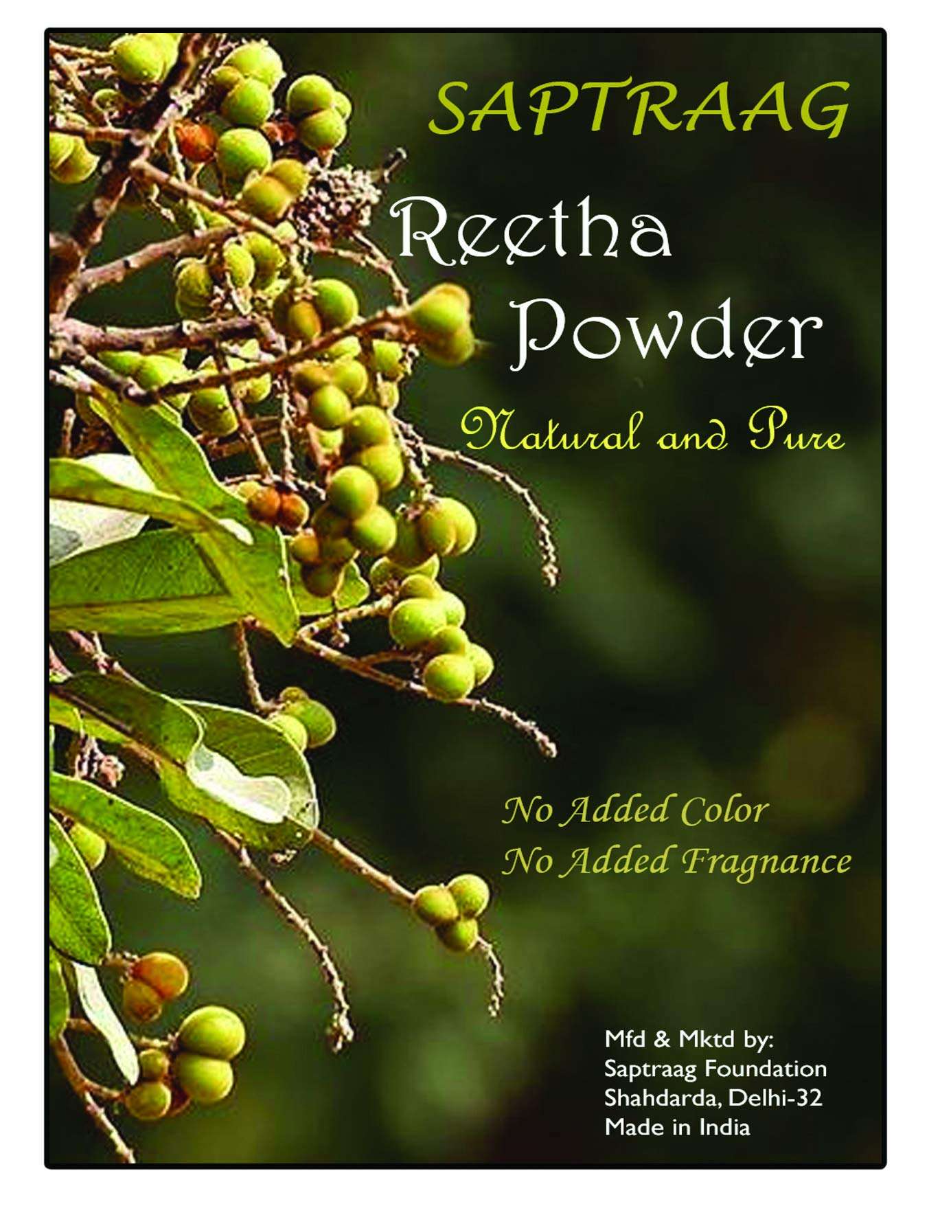 Saptraag 100 gm each Reetha Amla Shikakayi Powder 3