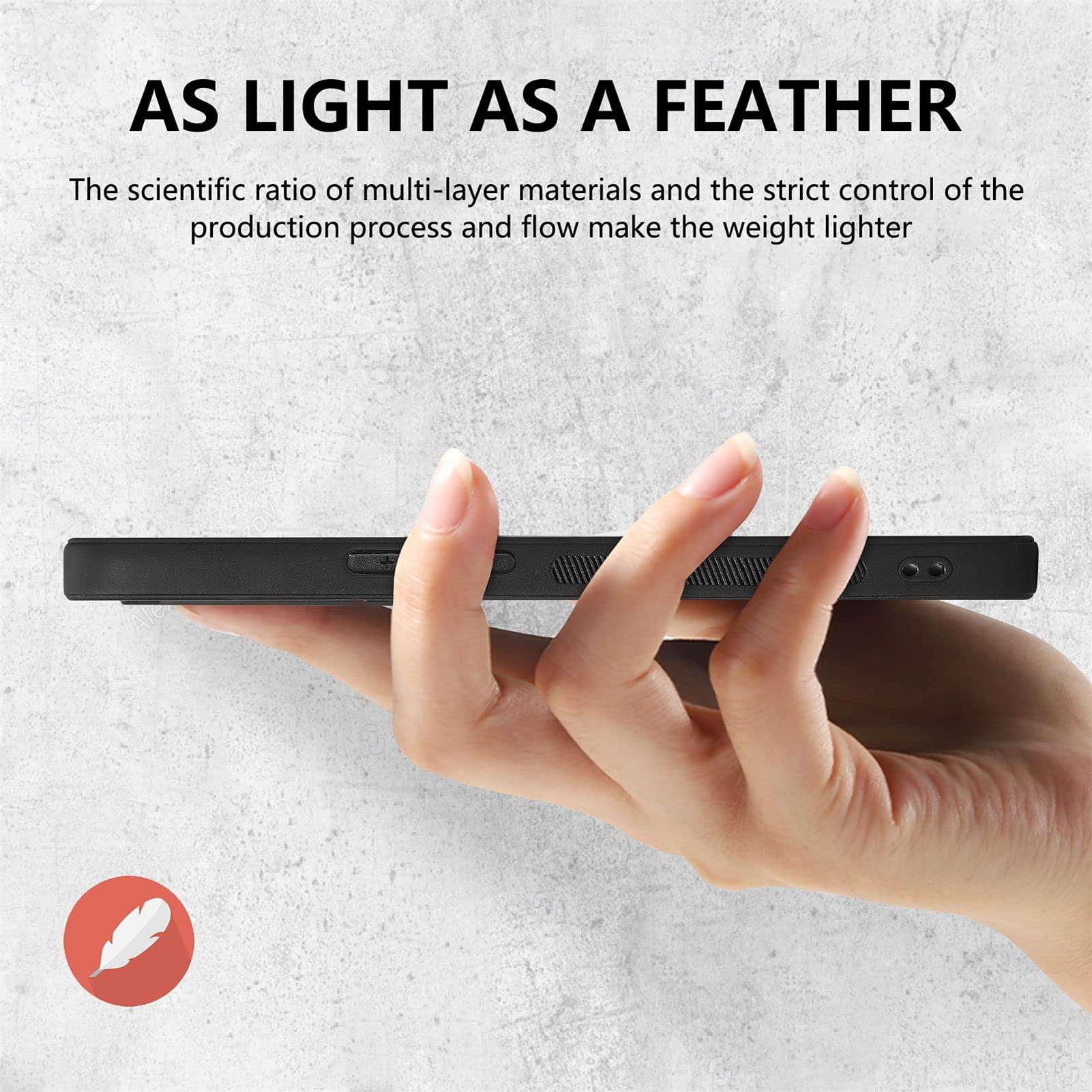 Tuxiwei 9H Tempered Glass Screen Protectors for AT&T Motivate Pro 2024, with Cricket Outlast 5G Case Slim Fit Lightweight [Technology Line Pattern Art Painting] for Men Soft TPU Cover Drop Protective 5