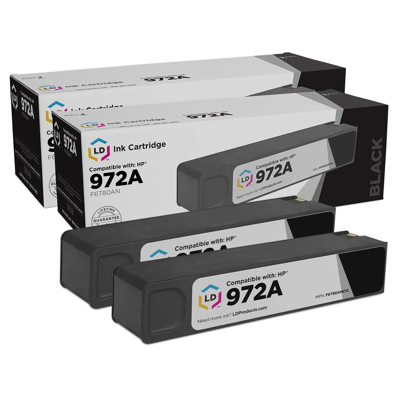 LD Products Ink Cartridge Replacements Compatible with HP 972X L0S04AN SY (1-Pack, Yellow) Compatible with Printers PageWide Pro MFP 477dw 577dw, 452dn, 477dn, and 477dw 1