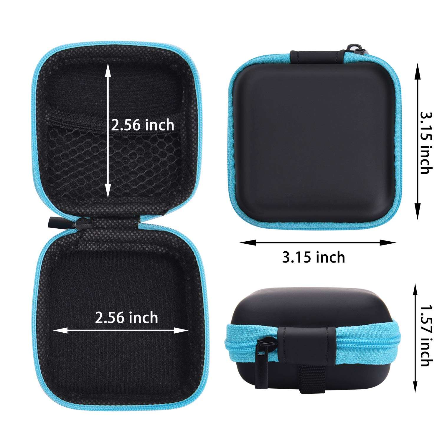 SUNMNS Earphone Case Headphone Storage Bags Compatible with Earbuds, Sport Headphone, 7 Pieces 3