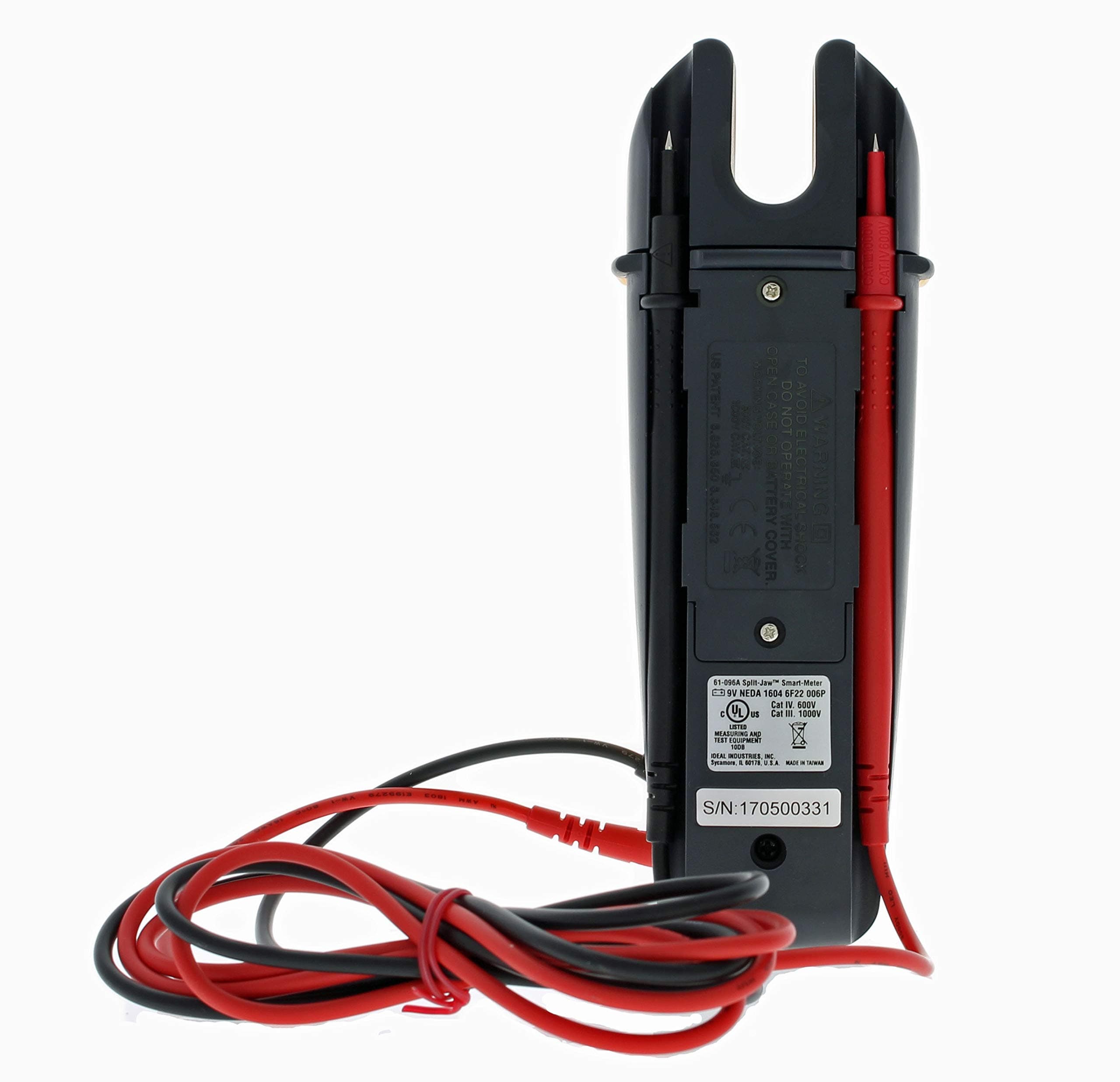 IDEAL INDUSTRIES INC. 61-744 Clamp Meter 600 Amp AC with NCV, Voltage Indicator, CATIII for 600v 6