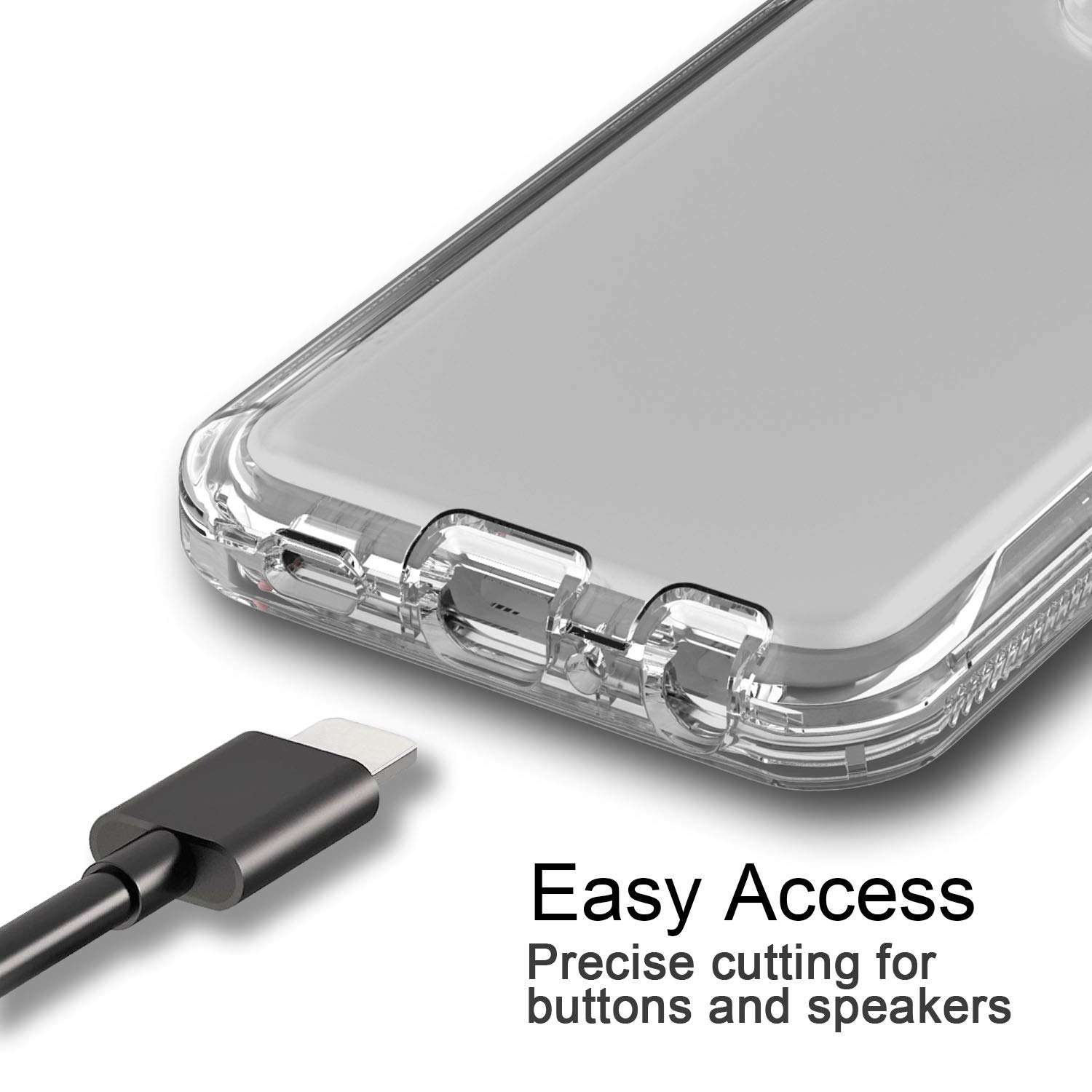 Leptech Case for LG K40 LMX420, Transparent Series Designed for LG K12 Plus Case, LG X4 2019 Case, LG Solo LTE Case, LG Harmony 3 Case with Screen Protector (Clear) 6