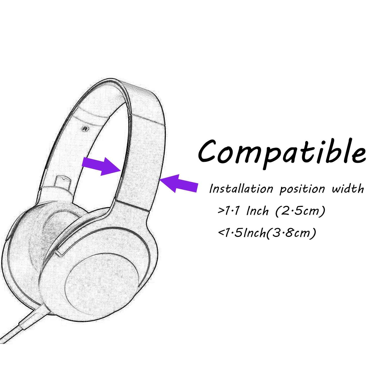 REEYEAR Cute Pink Cat Ears Fits for HypreX Cloud/Cloud Stinger/Cloud Flight Headsets, Universal Fit Lovely Kitty Adjustable Attachment Straps for Video Live Gaming Headphone,White & Pink 6