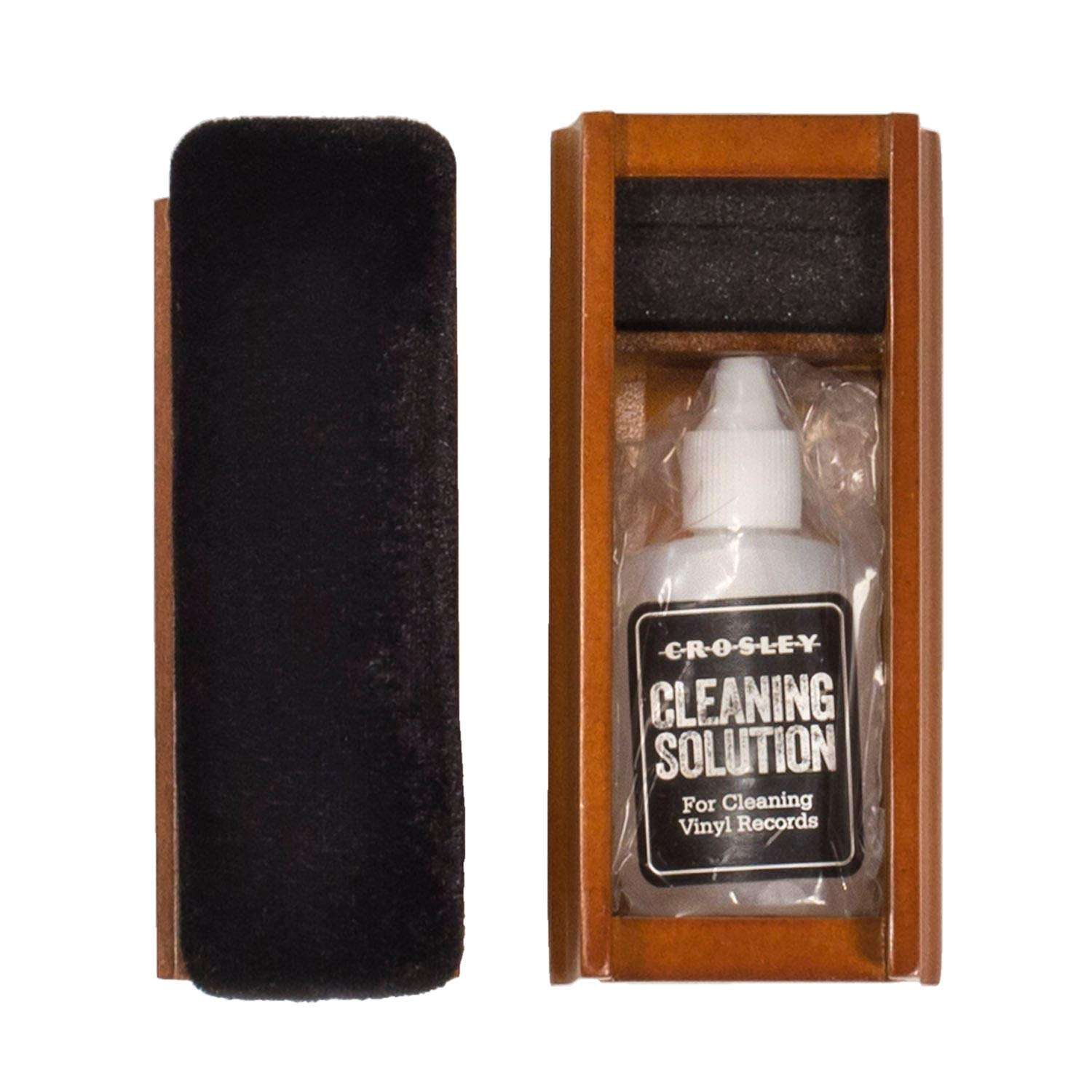 Crosley AC20 Turntable Record Maintenance Kit with Cleaning Solution and Velvet Brush 4