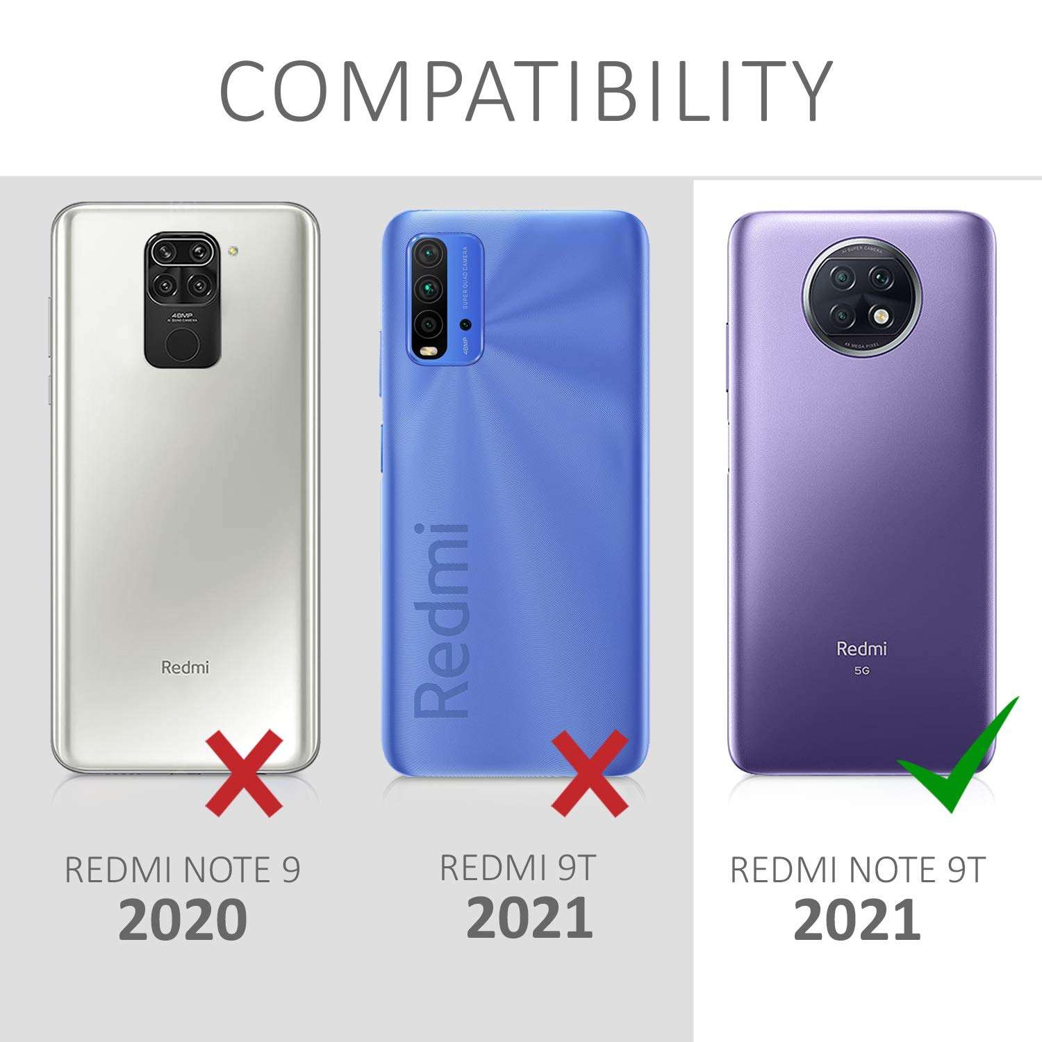 kwmobile TPU Silicone Case Compatible with Xiaomi Redmi Note 9T - Case Slim Phone Cover with Soft Finish - Bordeaux Violet 6