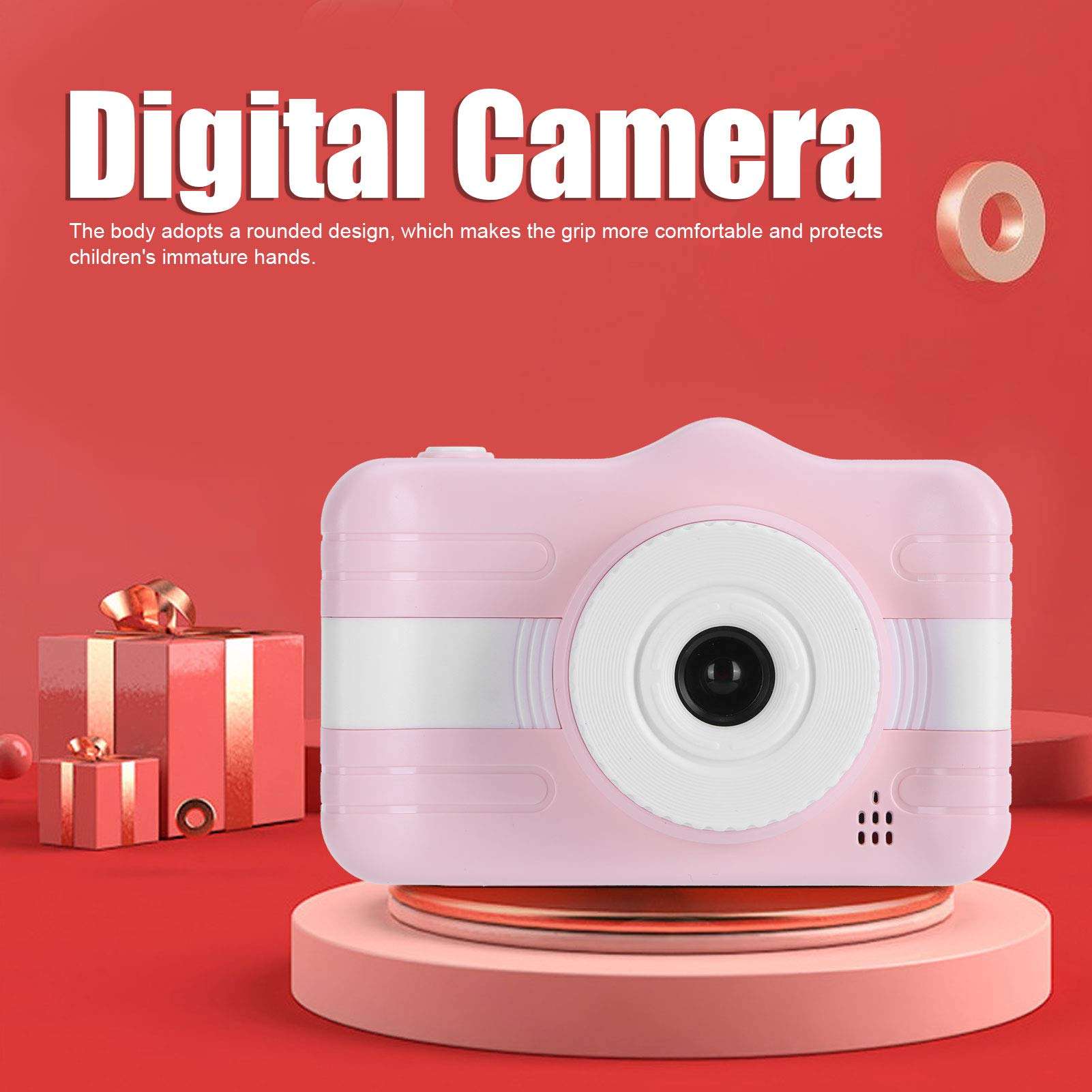 Children Camera, 12MP 3.5 Inch High‑Definition Action Camera Wide-Angle Lens for Video for Taking Photo 3