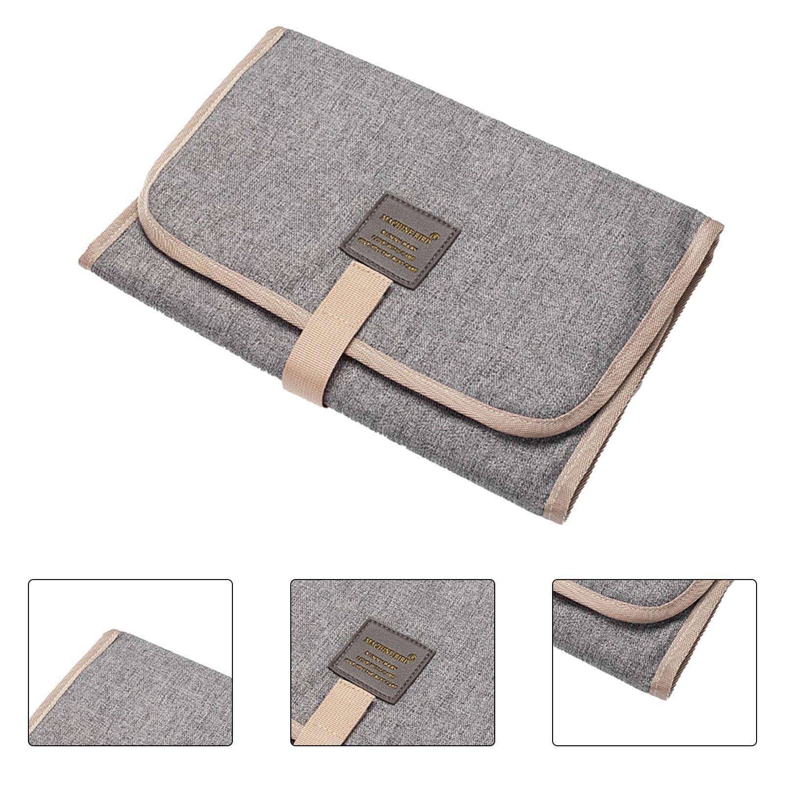 Foldable Changing Pad, Foldable Portable Waterproof Comfortable Diaper Pad - Changing Pad with Magic Stickers for Outings Trips Journeys Tours 6