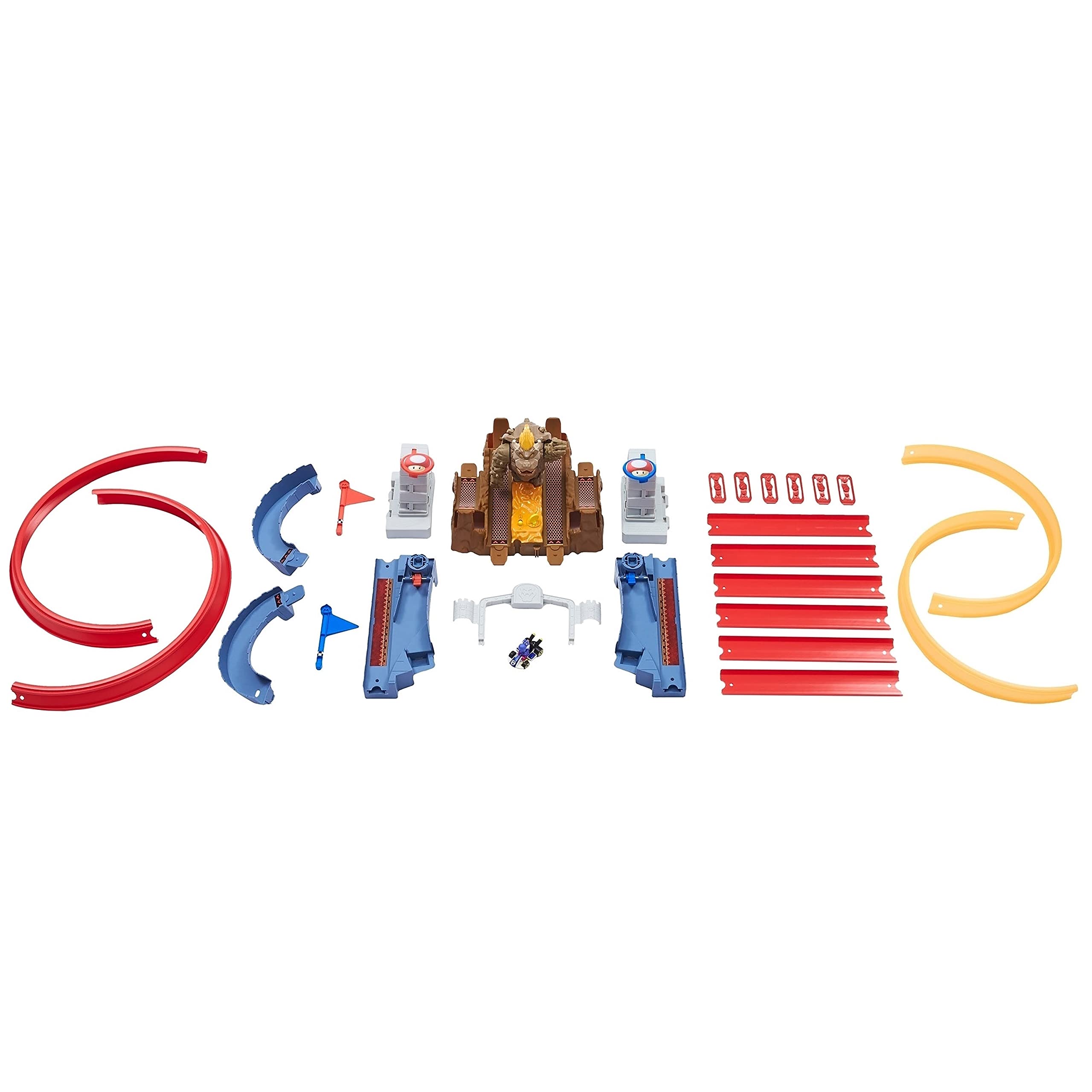 Hot Wheels Monster Trucks 1: 64 Assortment (Pack of 5) Hot Wheels Mariokart Bowsers Castle Chaos Play Set 6