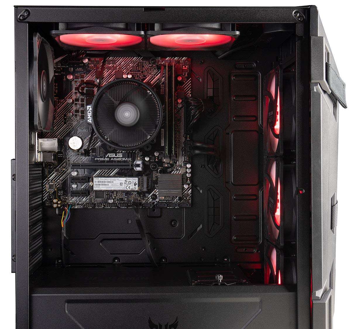 CUK ASUS TUF GT301 Gaming PC (Intel Core i3, 16GB DDR4 RAM, 512GB NVMe SSD, NVIDIA GeForce GTX 1050 2GB, 600W PSU, AC WiFi, Windows 10 Home) Tower Gamer Desktop Computer 4