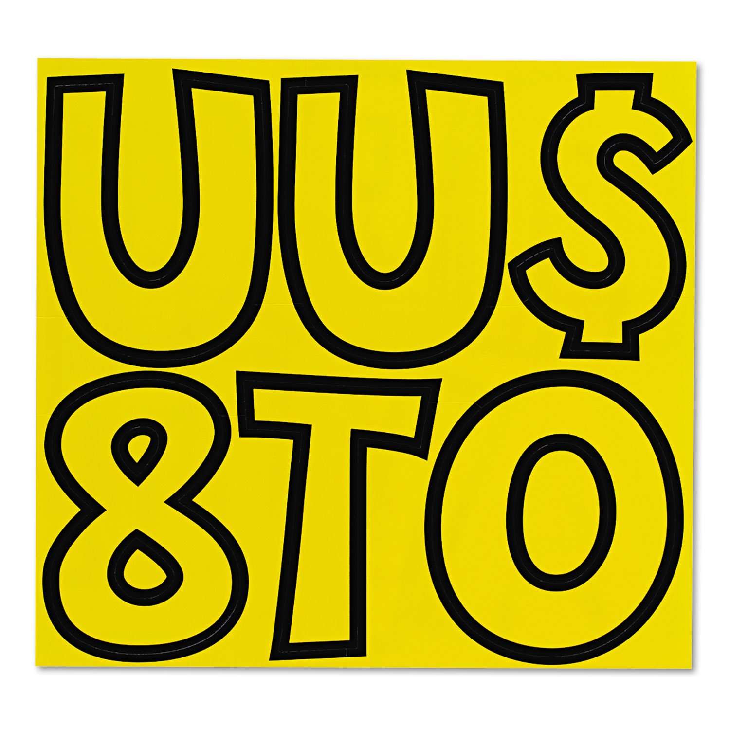 Trend Enterprises Playful Uppercase/Lowercase Ready Letter, Yellow 216 per Pack (T-79743) 2