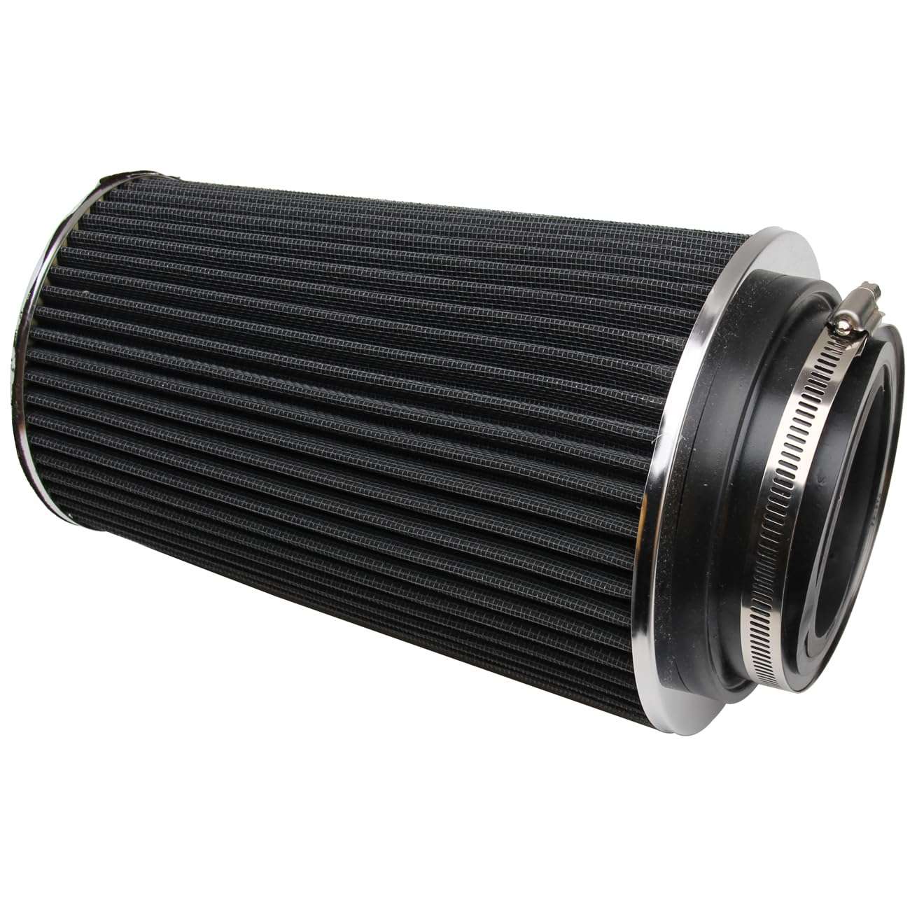 Goodbest New Air Filter Compatible With Universal Clamp-On Round Reverse Tapered Washable Filter 3 in/3.5 in/4 in Flange ID, 10.6 in (269 mm) Height, 6 in (152 mm) Base, 4.75 in (121 mm) Top, SPE-9731 6
