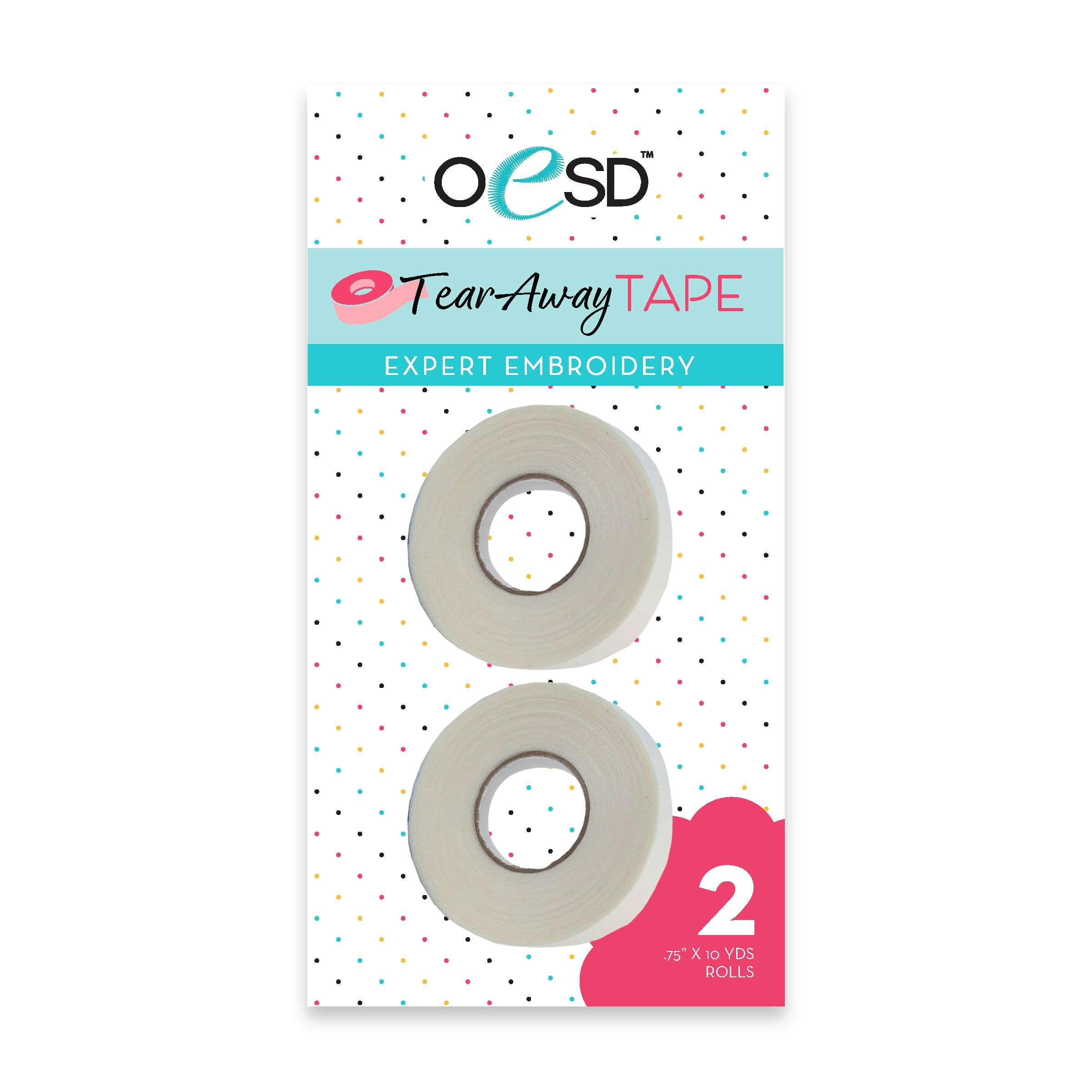 OESD Expert Embroidery Tape Tear Away 2 Pk