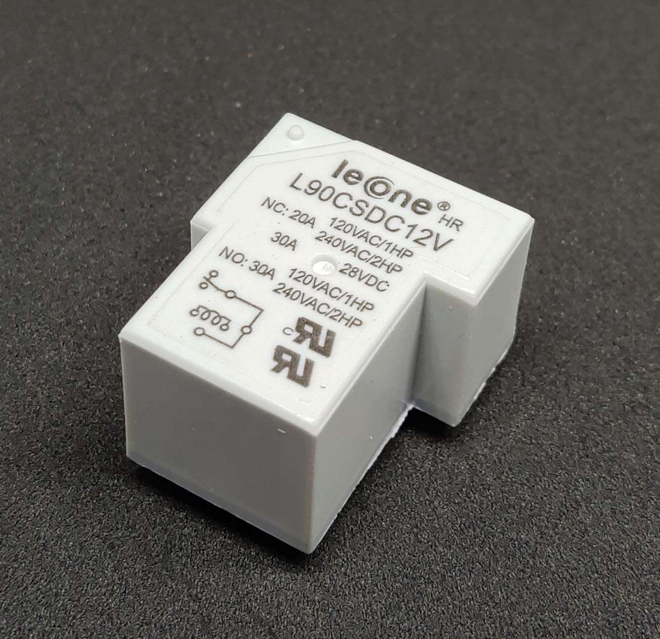 INVENTO 10pcs 12V DC Relay 6 Pin 12V 30A T Shaped PCB Mount Relay SPDT Relay for DIY Projects 2