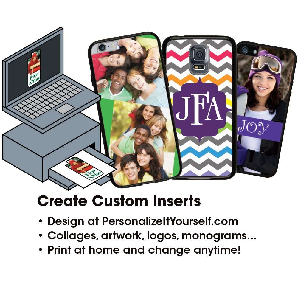 PixCase i11 Pro Max (6.5 inch) – Picture Frame Case – Compatible with Apple iPhone 11 Pro Max – DIY – Insert Your Own Photos or Create Custom Designs Online – Shock Absorbing Protection 3