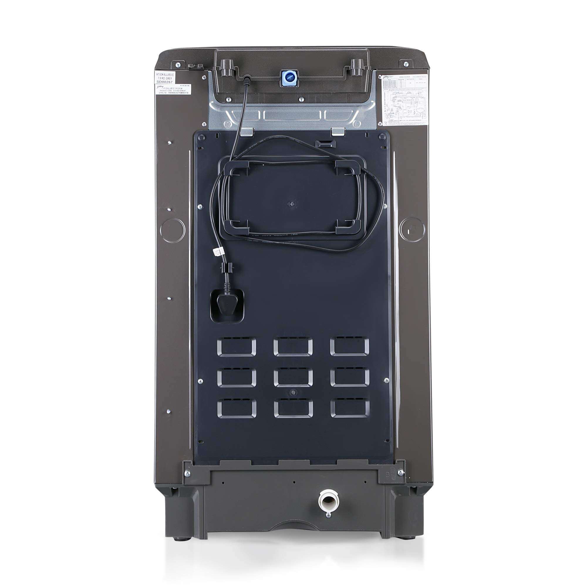 Godrej 7.5 kg Fully-Automatic Top Loading Washing Machine (WT EON ALLURE EC 7.5 ROGR CNA, Grey) 6