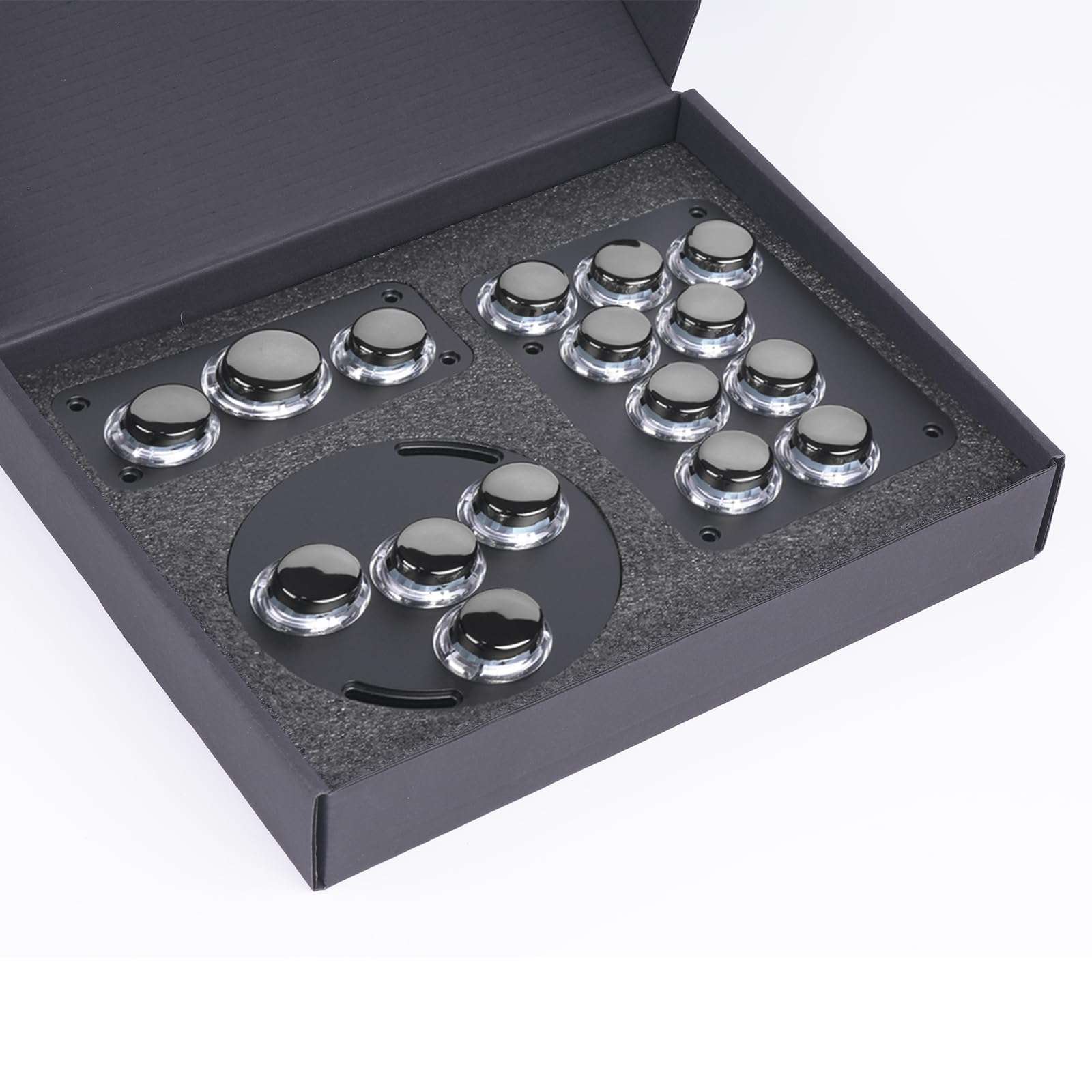 Haute42 Leverless Controller X1 Removable Mechanical Switch Module Arcade Controller for PC/PS4/PS3/Switch(Black) 1