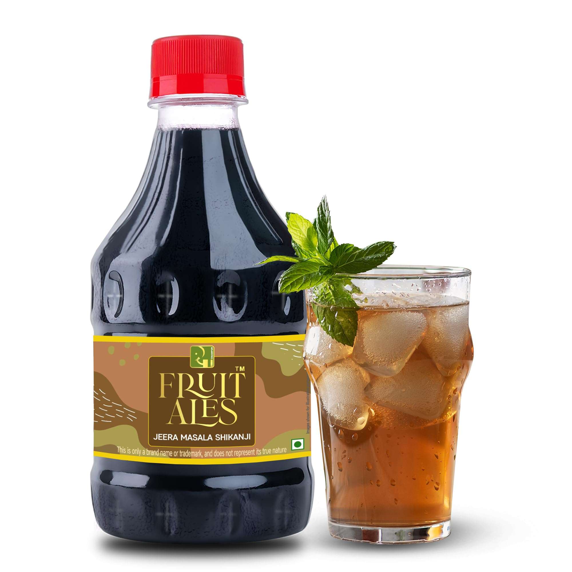 Dhampurgreen Assorted Mocktail Syrups - Blueberry, Kerala Pineapple, Jeera Masala Shikanji, Fruit Beer Flavoured Syrups - 1.2Ltr (4 X 300Ml) | Makes 12-15 Drinks Per Bottle 4