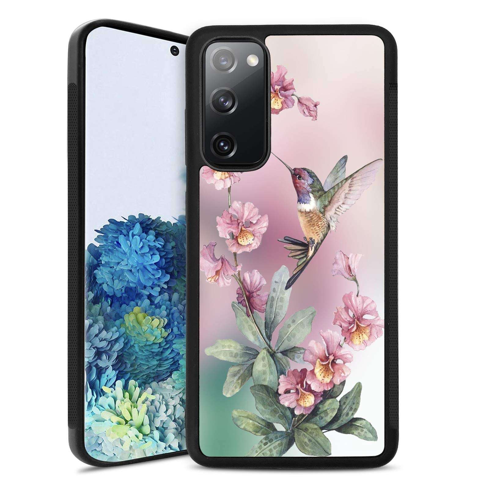 Mr dud Samsung Galaxy S20 FE 5G Case - Samsung S20 FE 5G Protective Cover Case Black Design Case for Samsung Galaxy S20 FE 5G Case Compatible with Samsung Galaxy S20 FE 5G Case for Christmas Boy Girl (Bird) 1