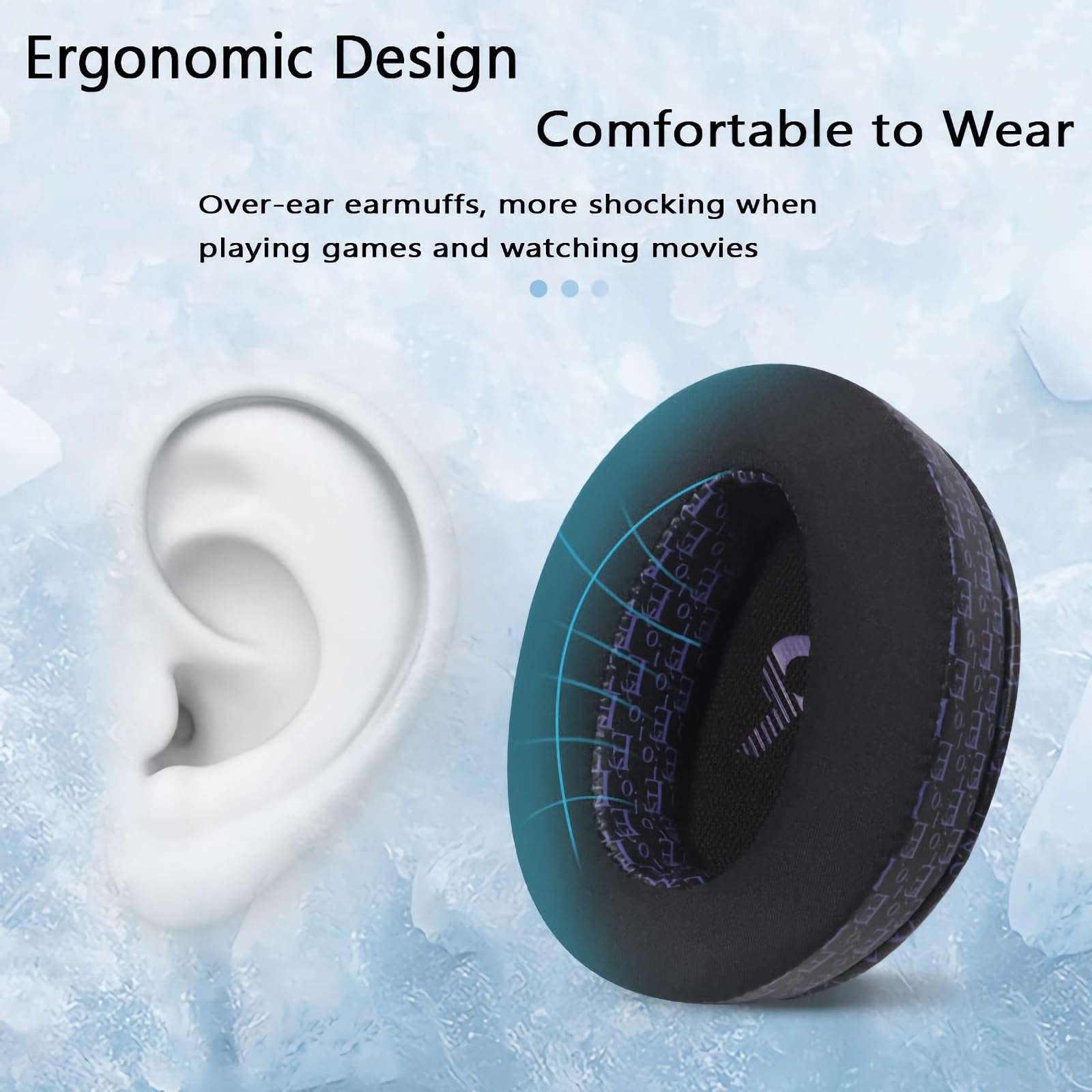 JHK Replacement Mesh Ear Pad Covers Earpad for Sony WH-CH700 Headphones Headset Ear Cushion Cover Repair Parts,Pink 4