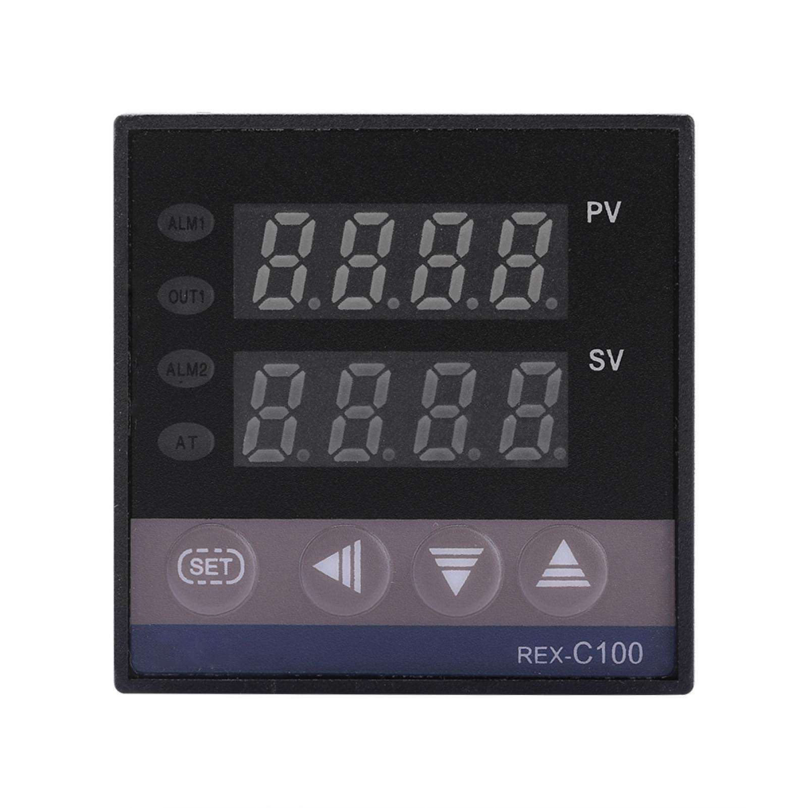 Thermostat Switch Digital LED REX-C100 PID Temperature Controller for Electric Power with K Thermocouple Sensor Self-Functions 3